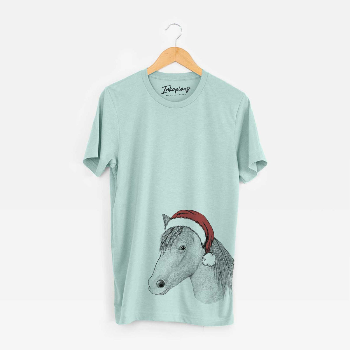 Santa Midnight the Missouri Foxtrotter Horse - Unisex Crewneck