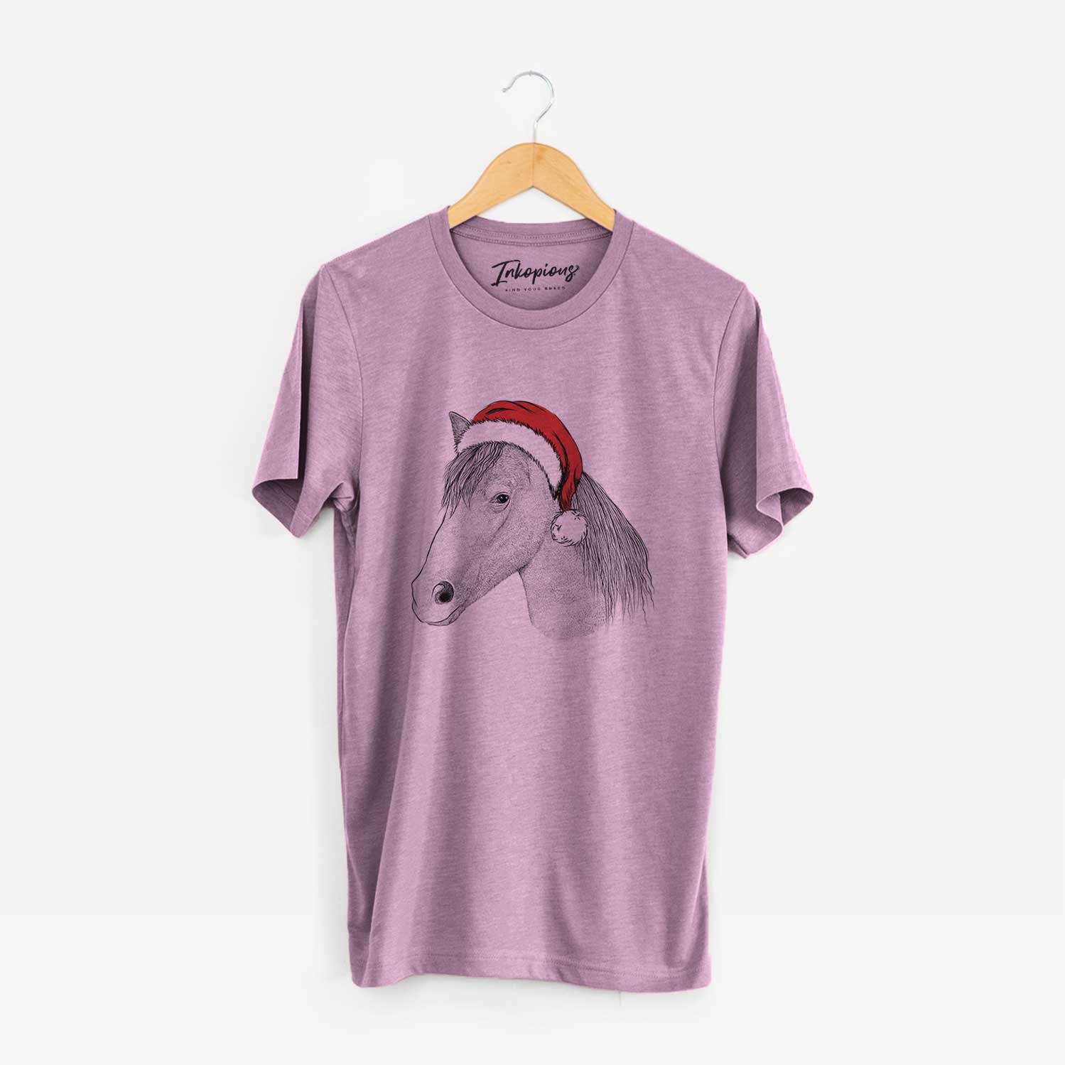 Santa Midnight the Missouri Foxtrotter Horse - Unisex Crewneck