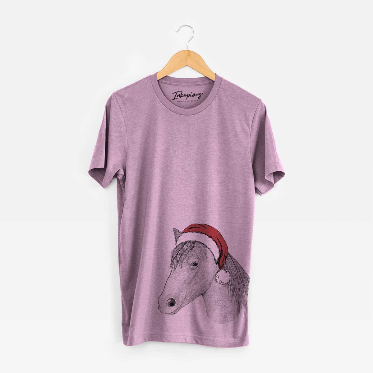Santa Midnight the Missouri Foxtrotter Horse - Unisex Crewneck