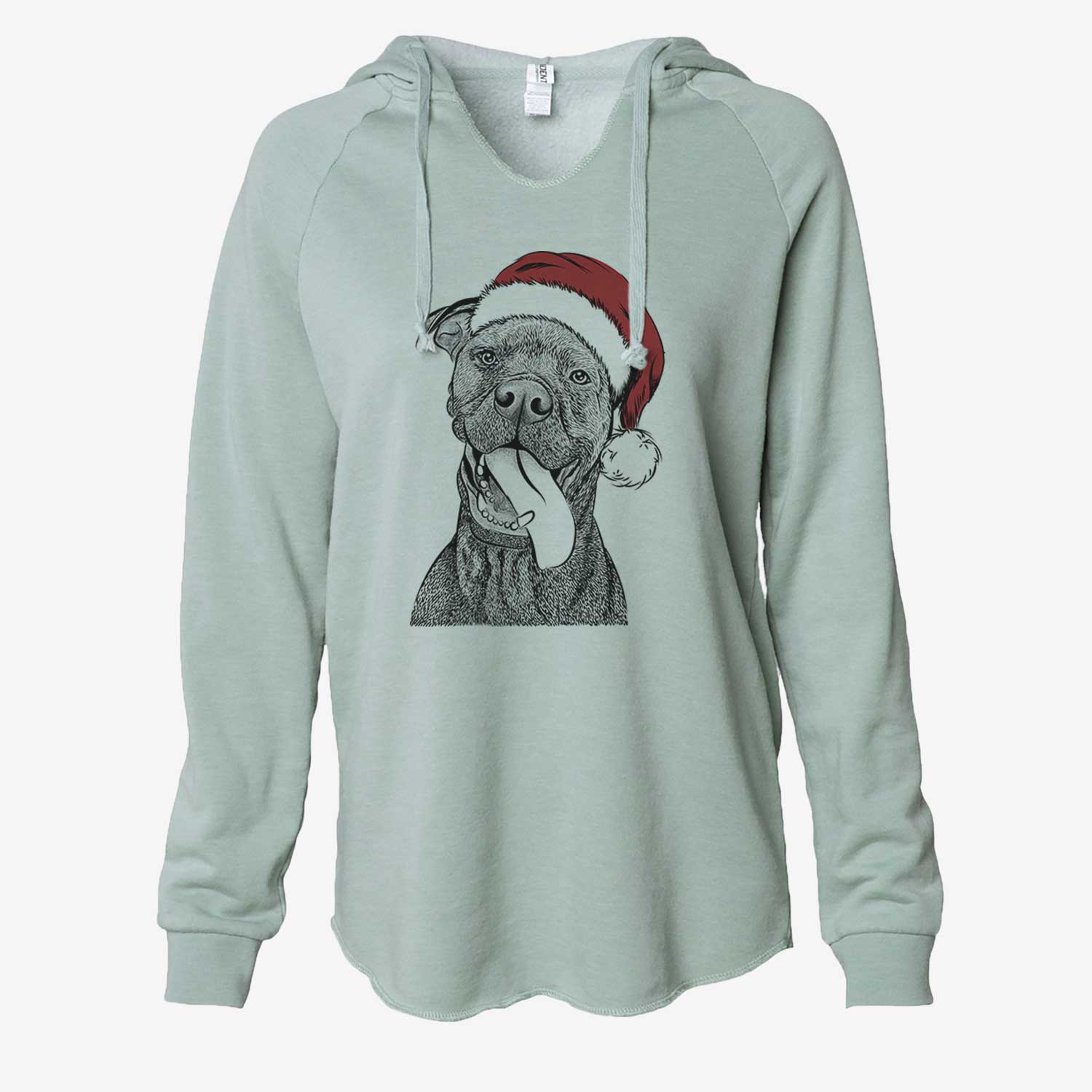 Mikey the Boxador - Cali Wave Hooded Sweatshirt