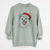 Santa Miki the American Eskimo - Unisex Pigment Dyed Crew Sweatshirt