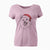 Santa Miki the American Eskimo - Women's V-neck Shirt