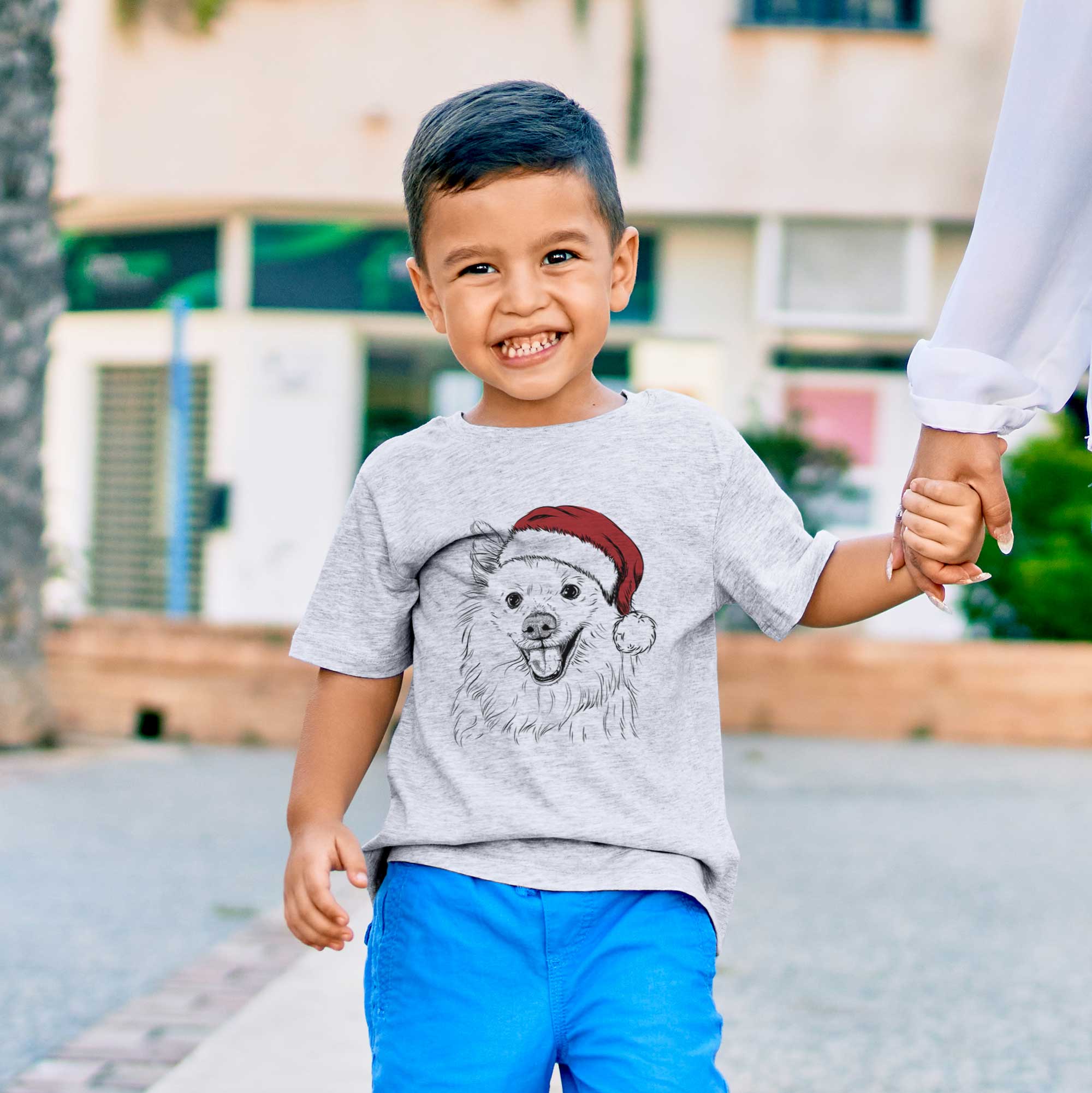 Santa Miki the American Eskimo - Kids/Youth/Toddler Shirt