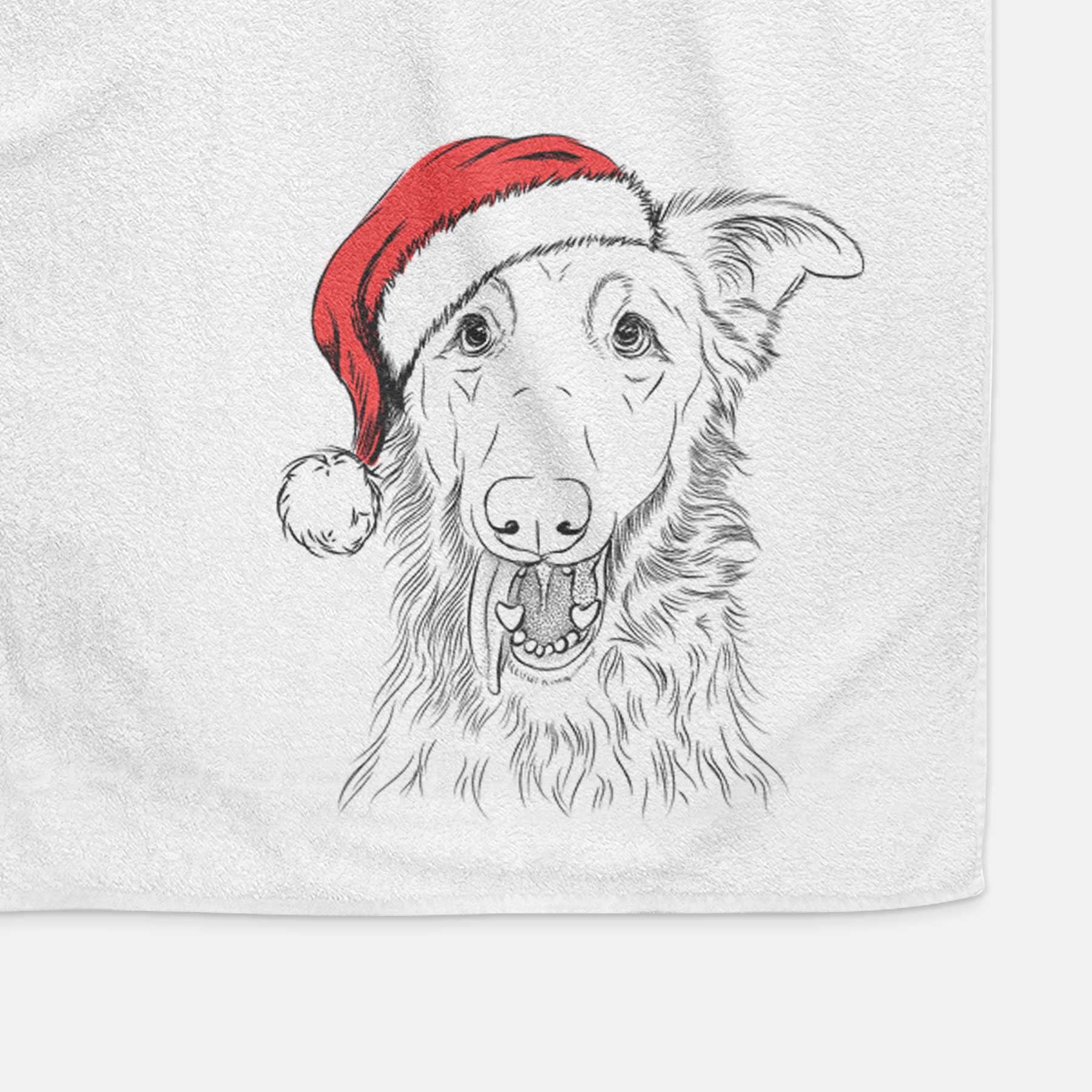 Mila the Mixed Breed Decorative Hand Towel