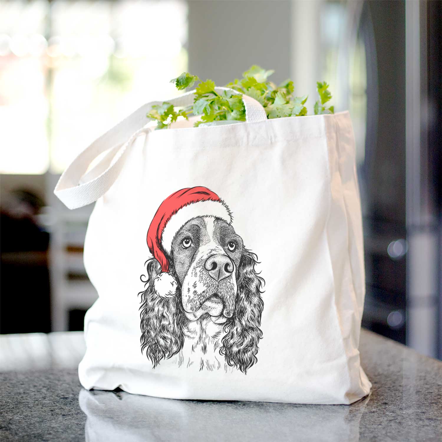 Millie Mae the English Springer Spaniel - Tote Bag