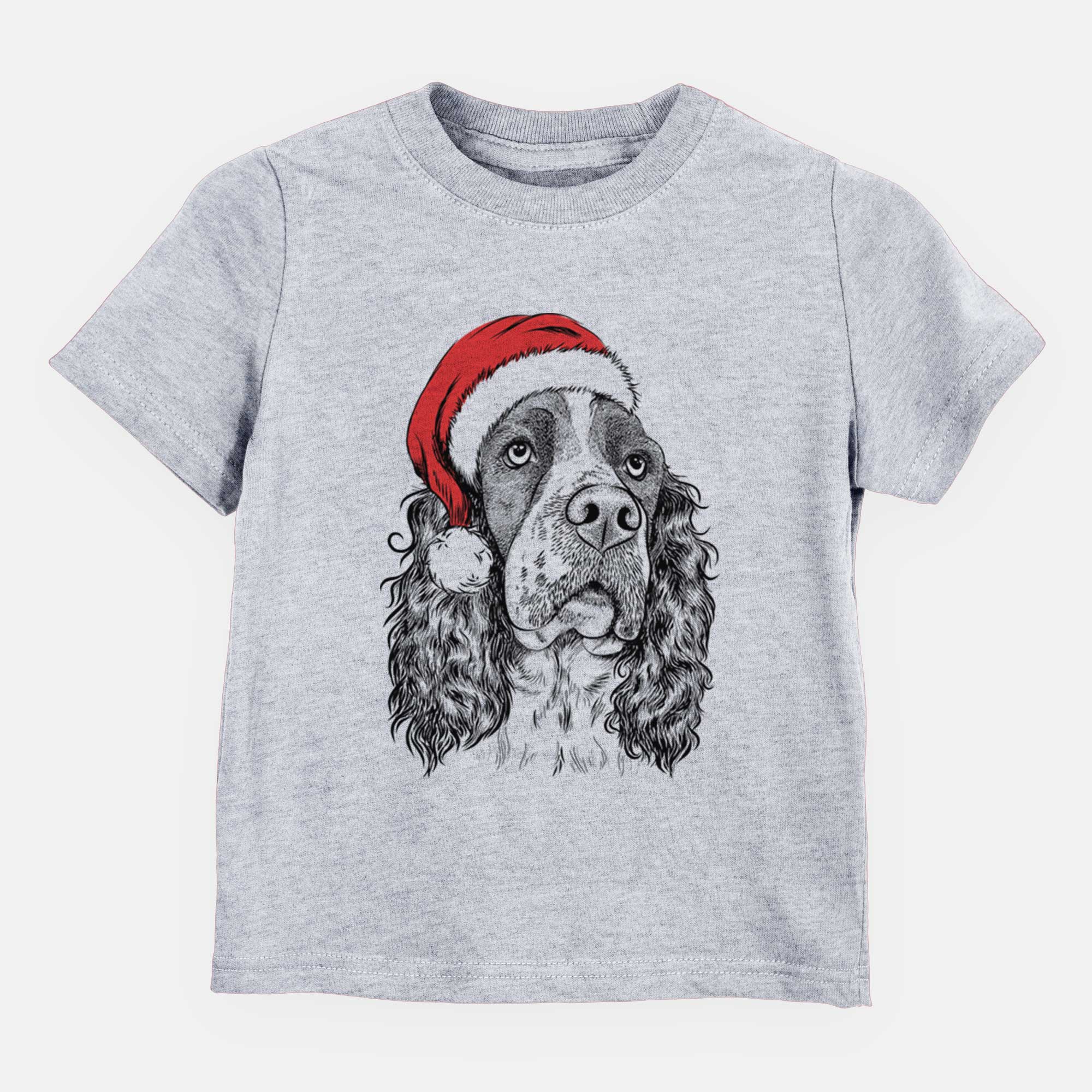 Santa Millie Mae the English Springer Spaniel - Kids/Youth/Toddler Shirt