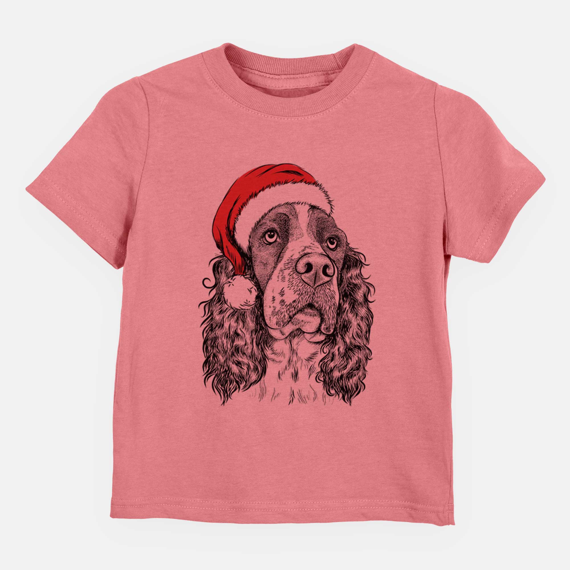 Santa Millie Mae the English Springer Spaniel - Kids/Youth/Toddler Shirt