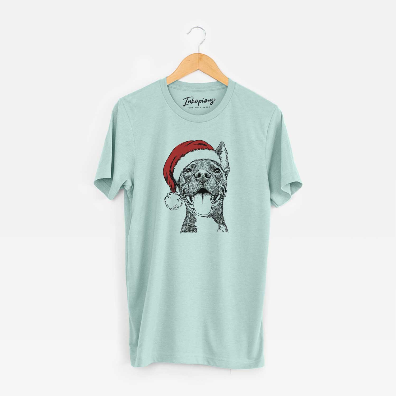 Santa Milo the Pitbull Mix - Unisex Crewneck