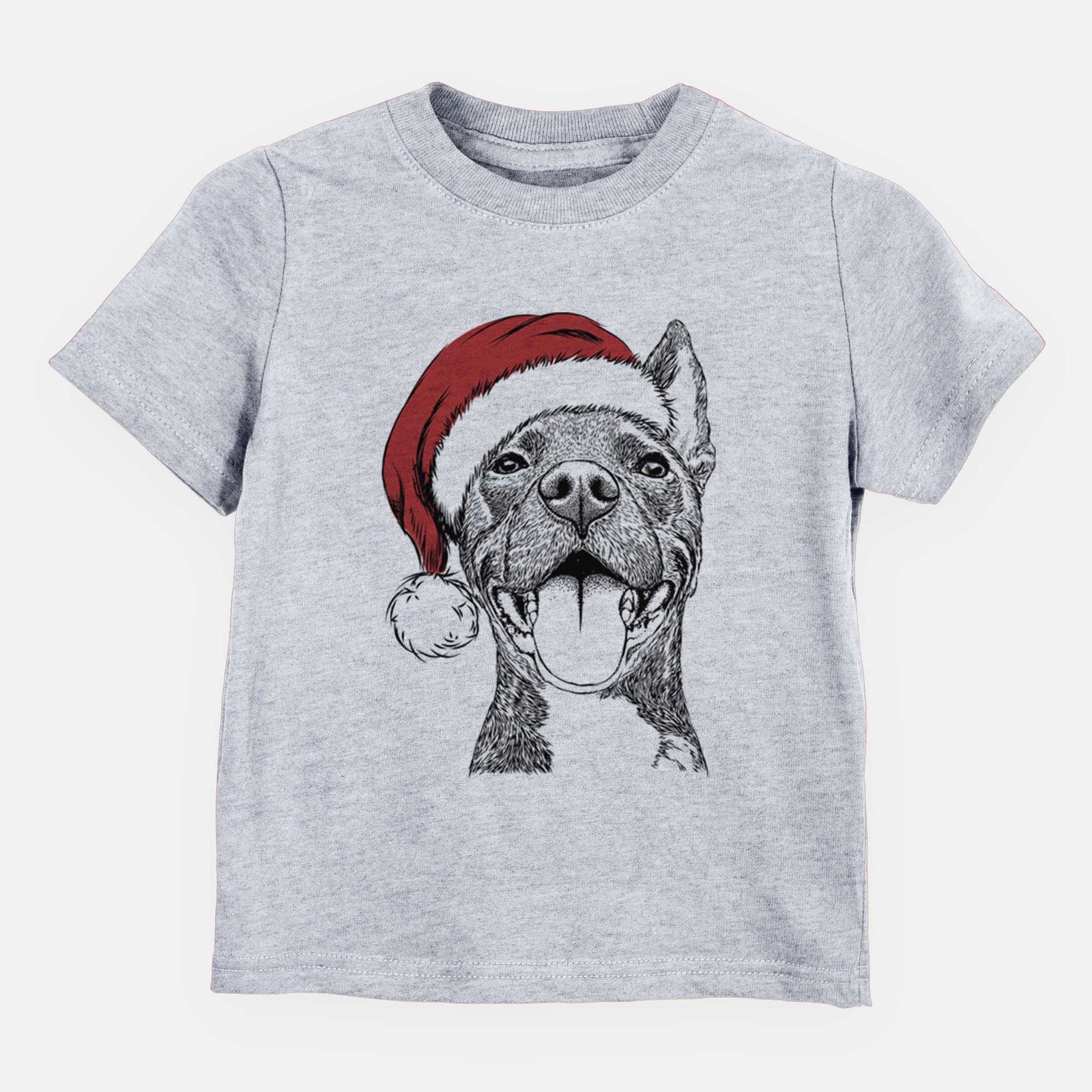 Santa Milo the Pitbull Mix - Kids/Youth/Toddler Shirt