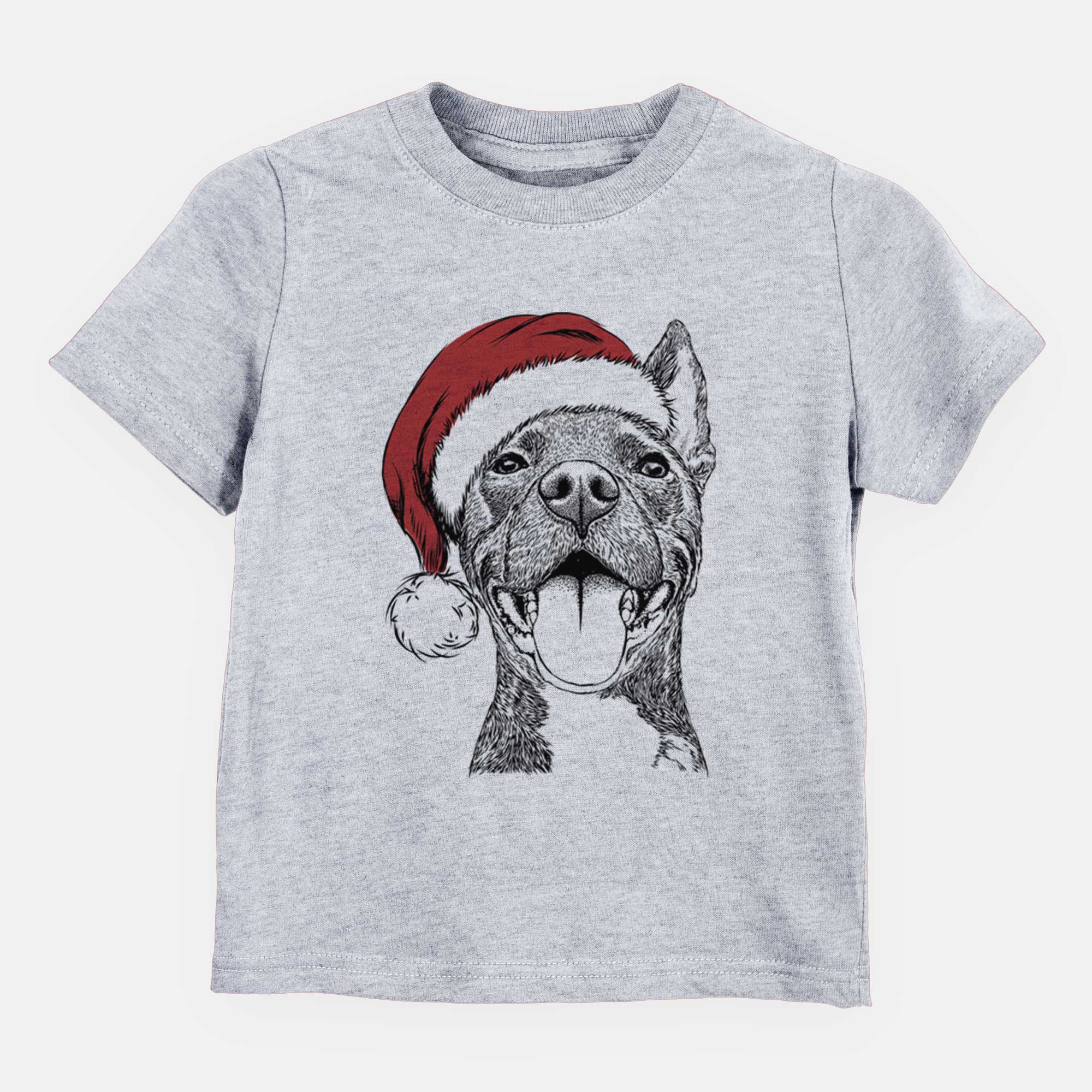 Santa Milo the Pitbull Mix - Kids/Youth/Toddler Shirt