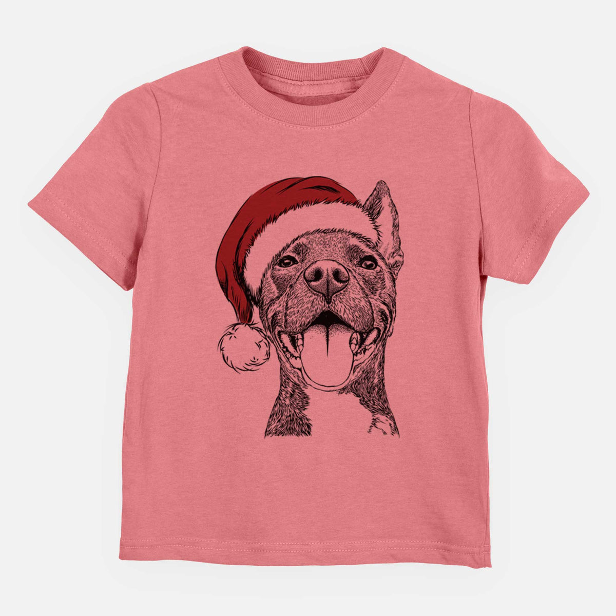 Santa Milo the Pitbull Mix - Kids/Youth/Toddler Shirt