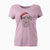 Santa Milton the Schnauzer - Women's V-neck Shirt