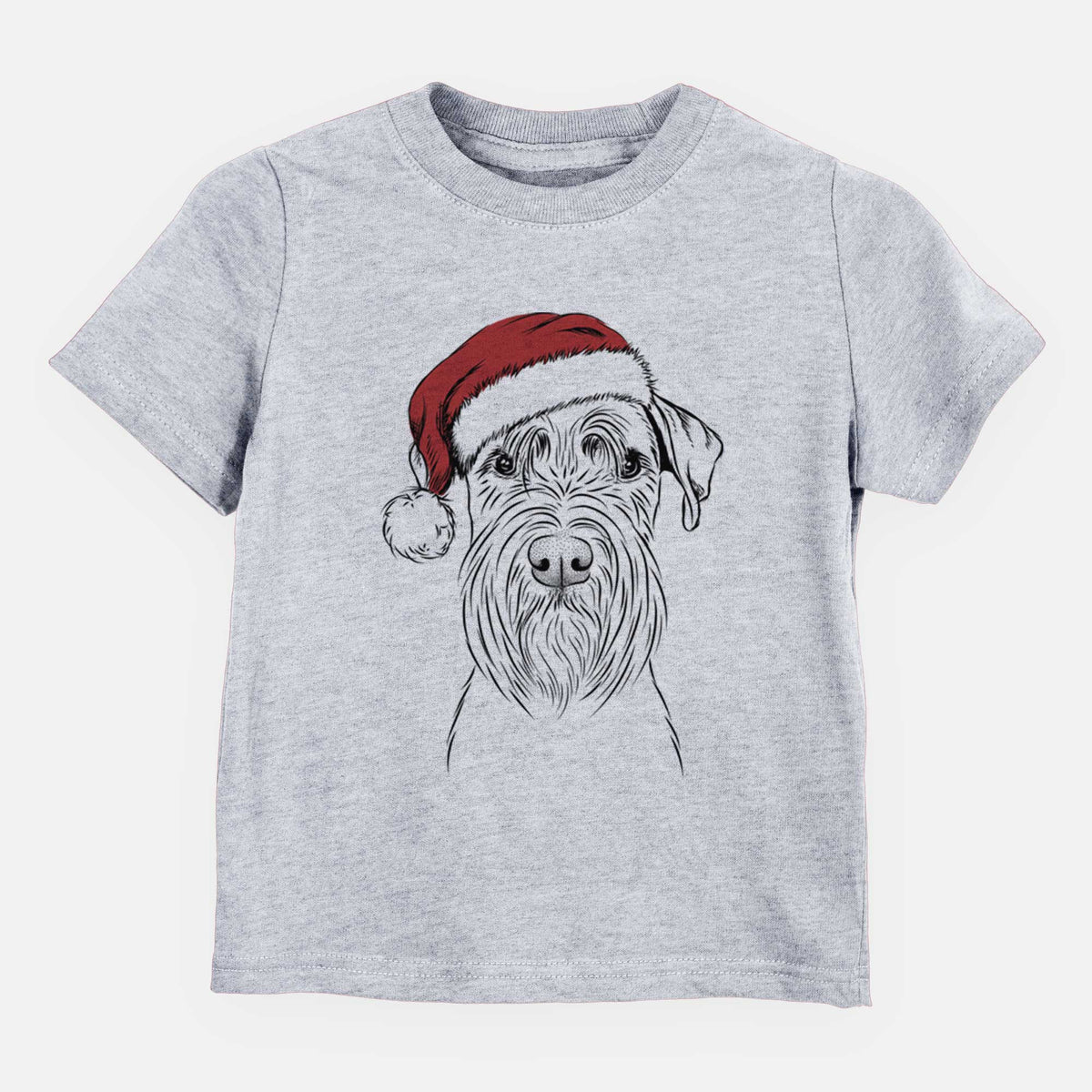 Santa Milton the Schnauzer - Kids/Youth/Toddler Shirt