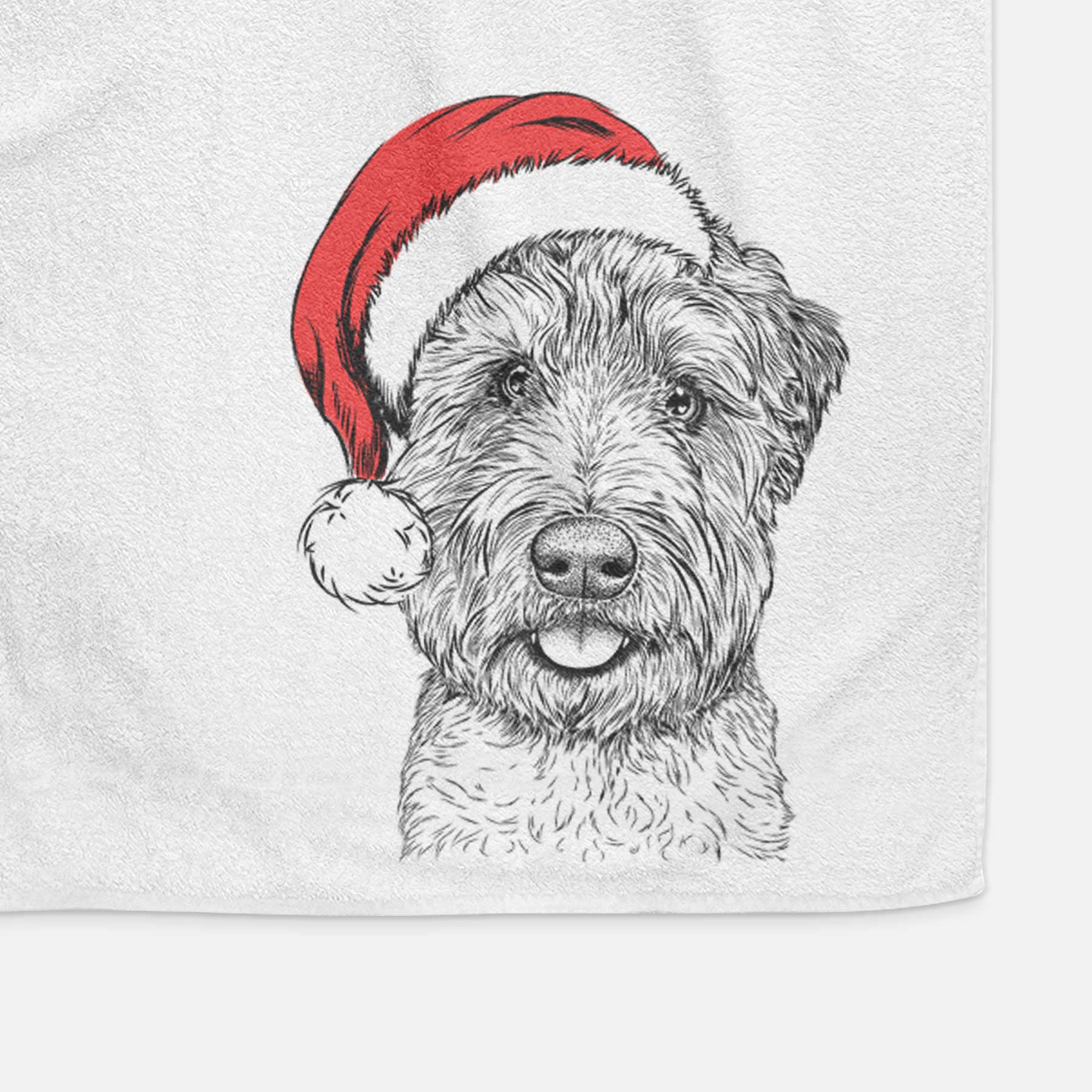 Milton the Soft Coated Wheaten Terrier Decorative Hand Towel