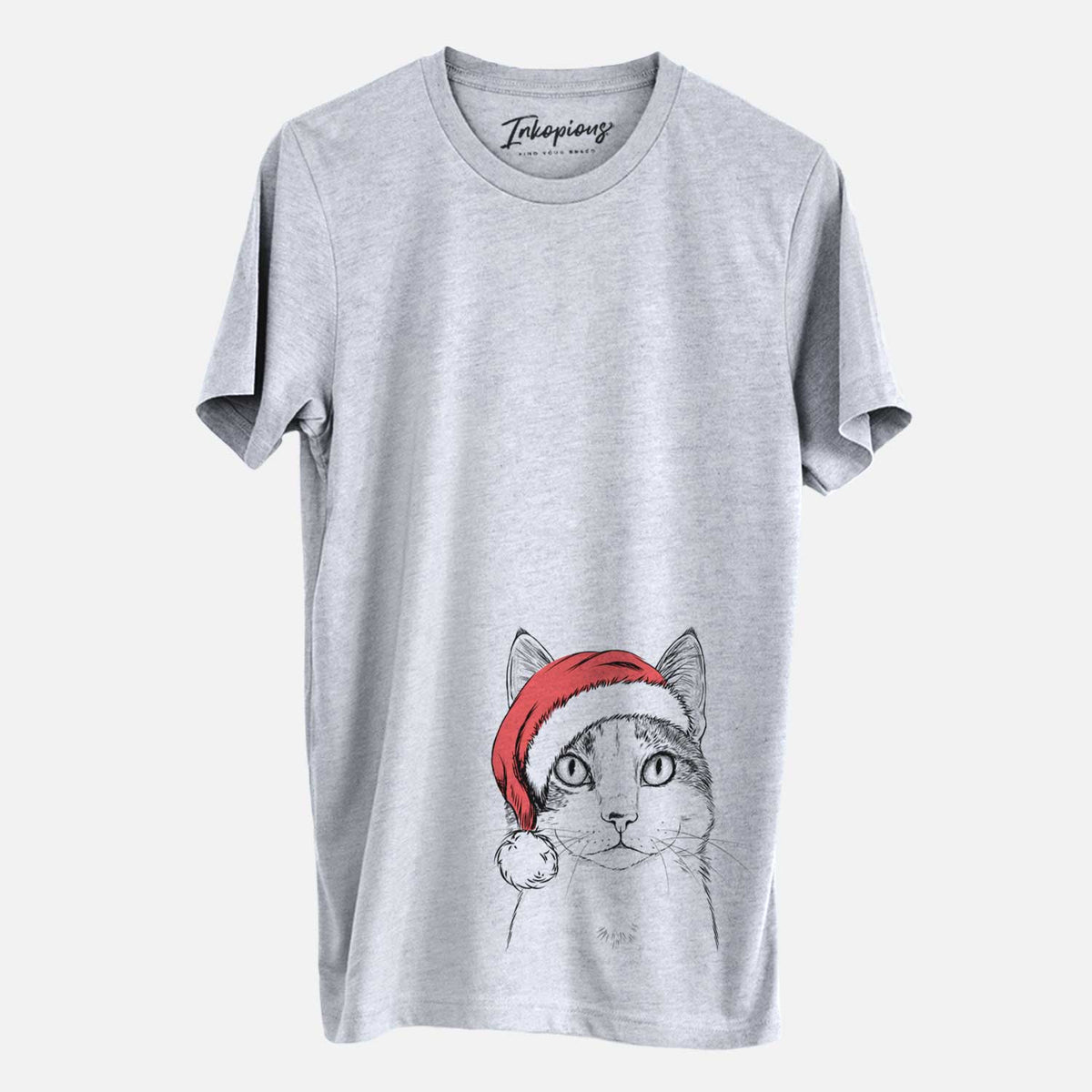 Santa Mini Griffin the Domestic Shorthair Cat - Unisex Crewneck