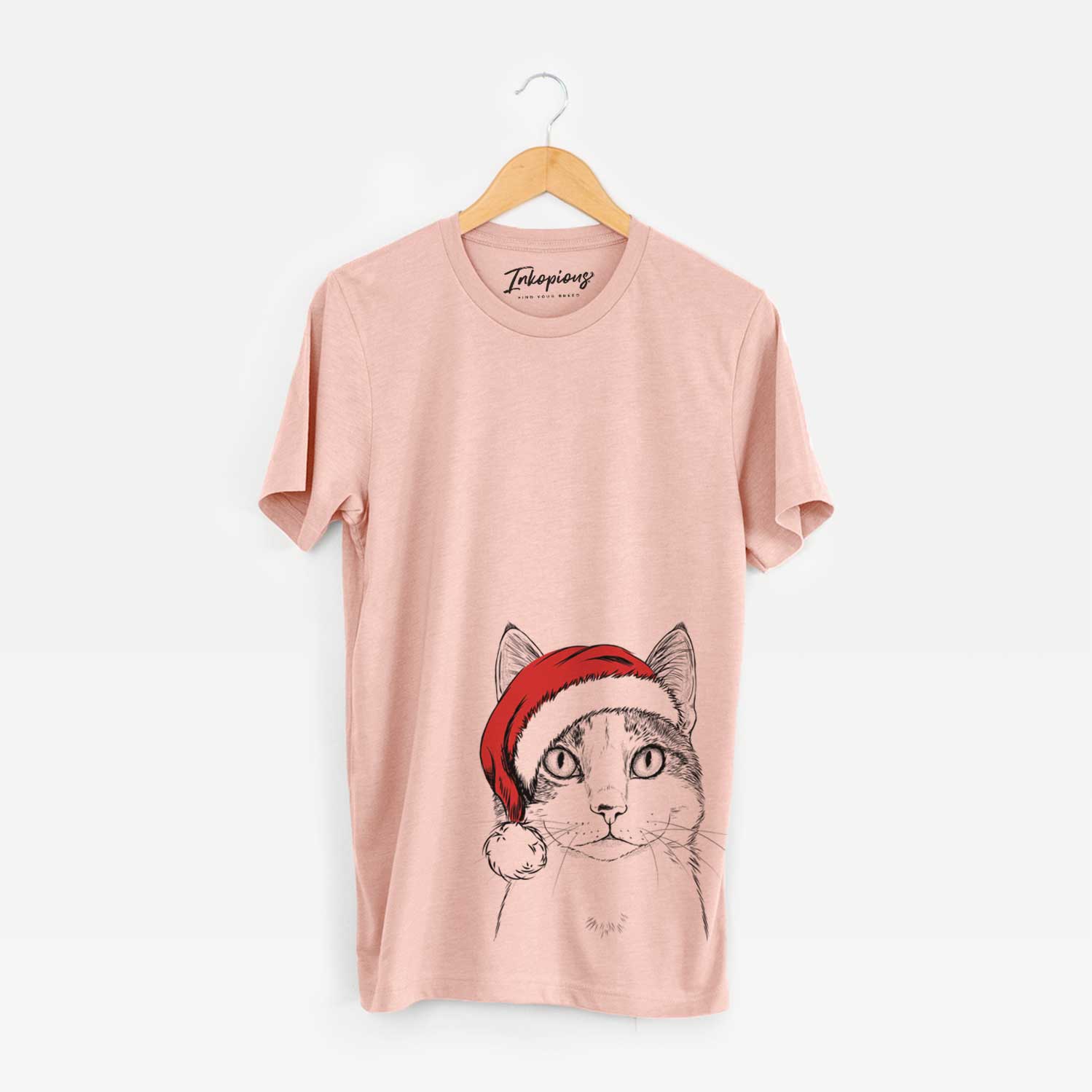 Santa Mini Griffin the Domestic Shorthair Cat - Unisex Crewneck