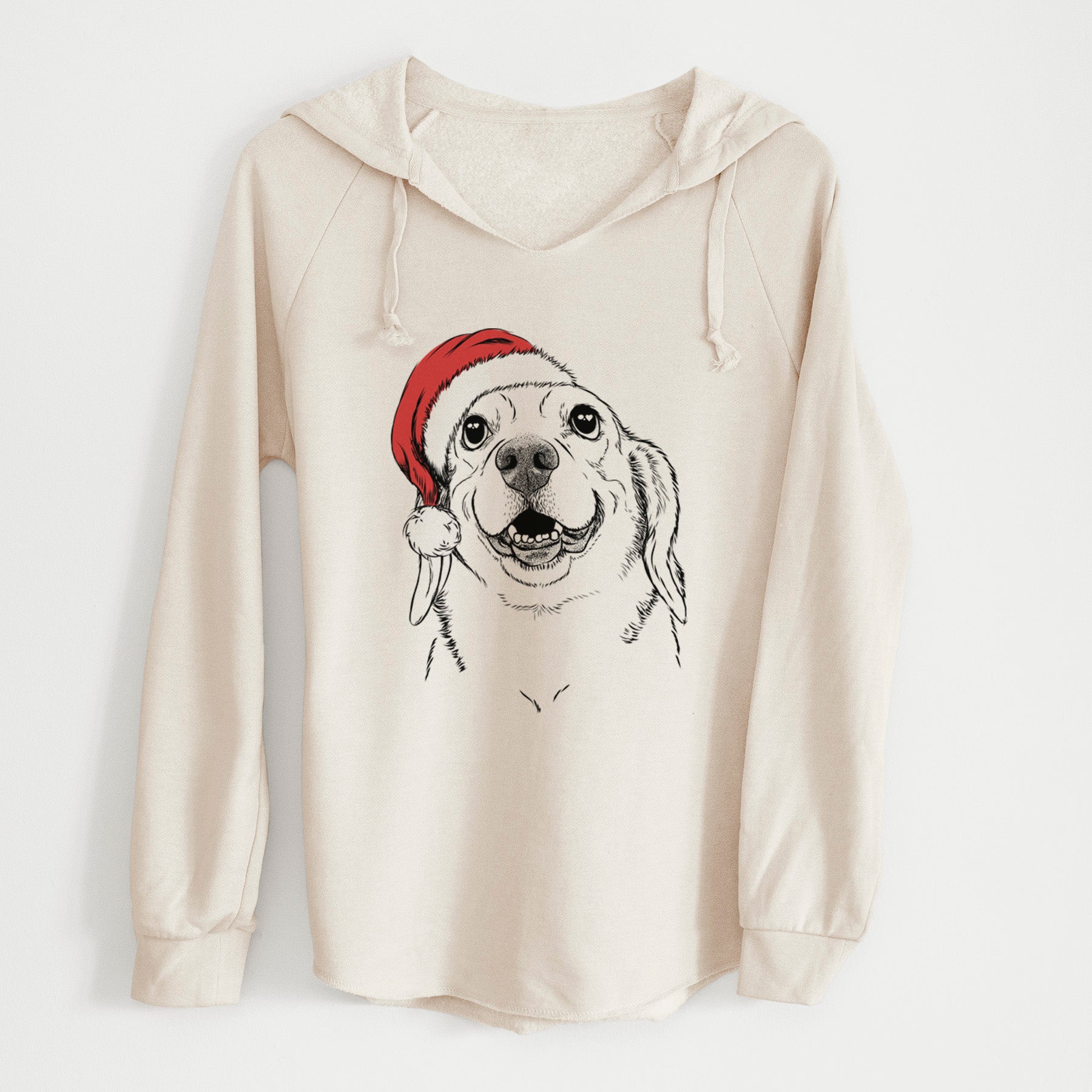 Santa Minnie the Corgle - Cali Wave Hooded Sweatshirt