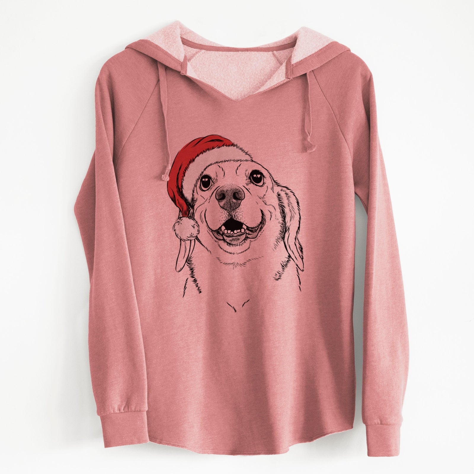 Santa Minnie the Corgle - Cali Wave Hooded Sweatshirt