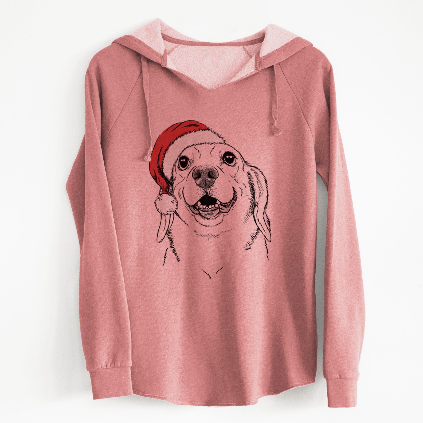 Santa Minnie the Corgle - Cali Wave Hooded Sweatshirt