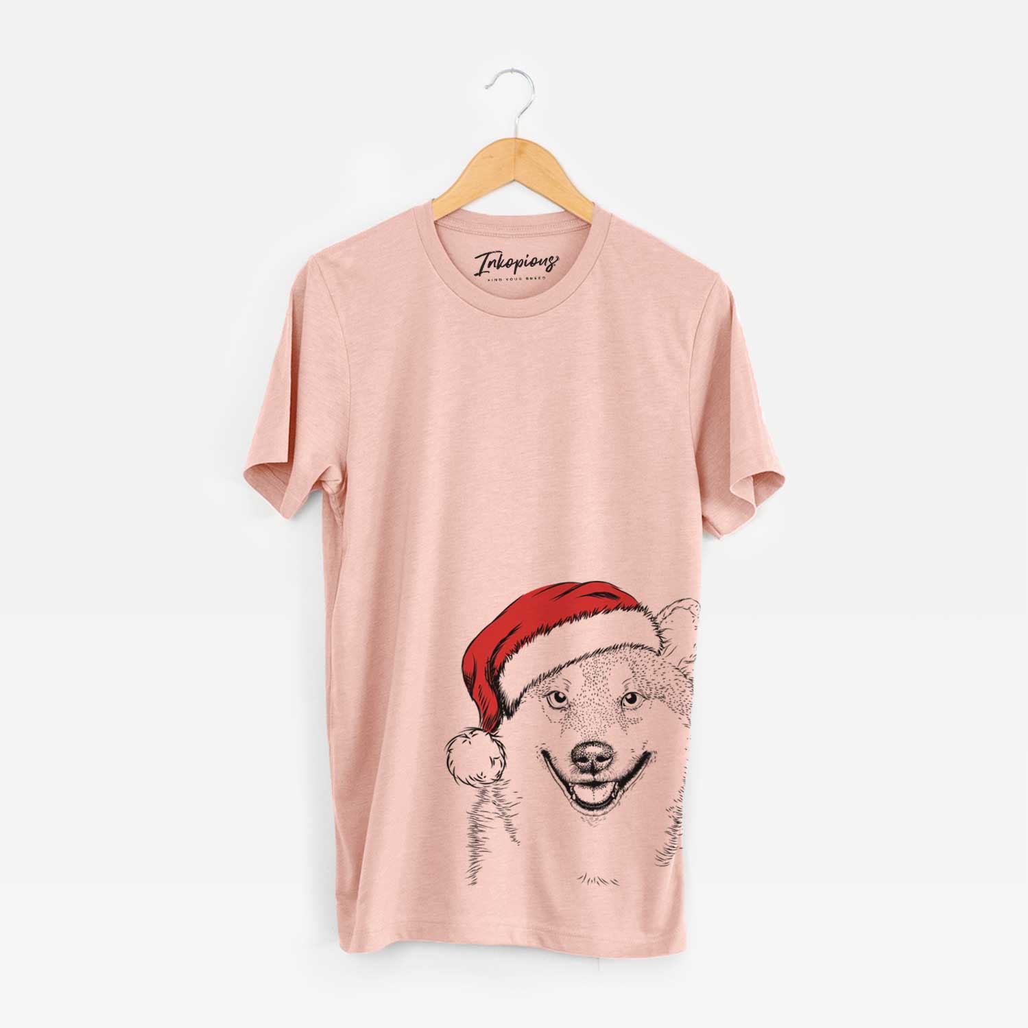 Santa Mitsu the Shiba Inu - Unisex Crewneck