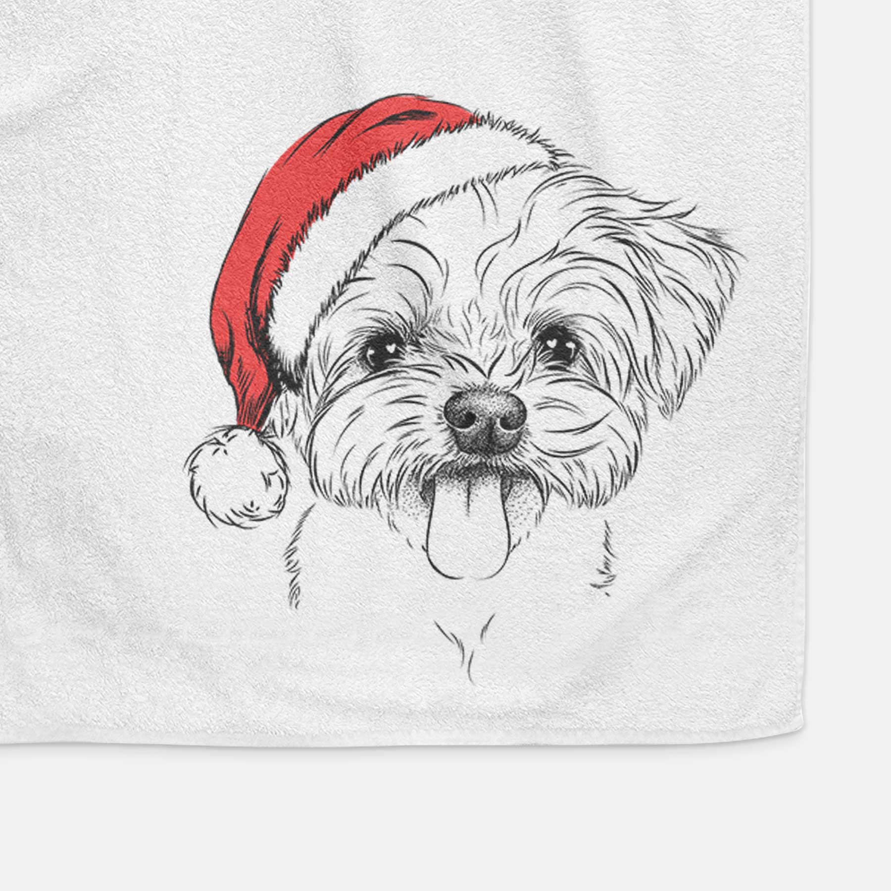 Mochi the Maltese Decorative Hand Towel