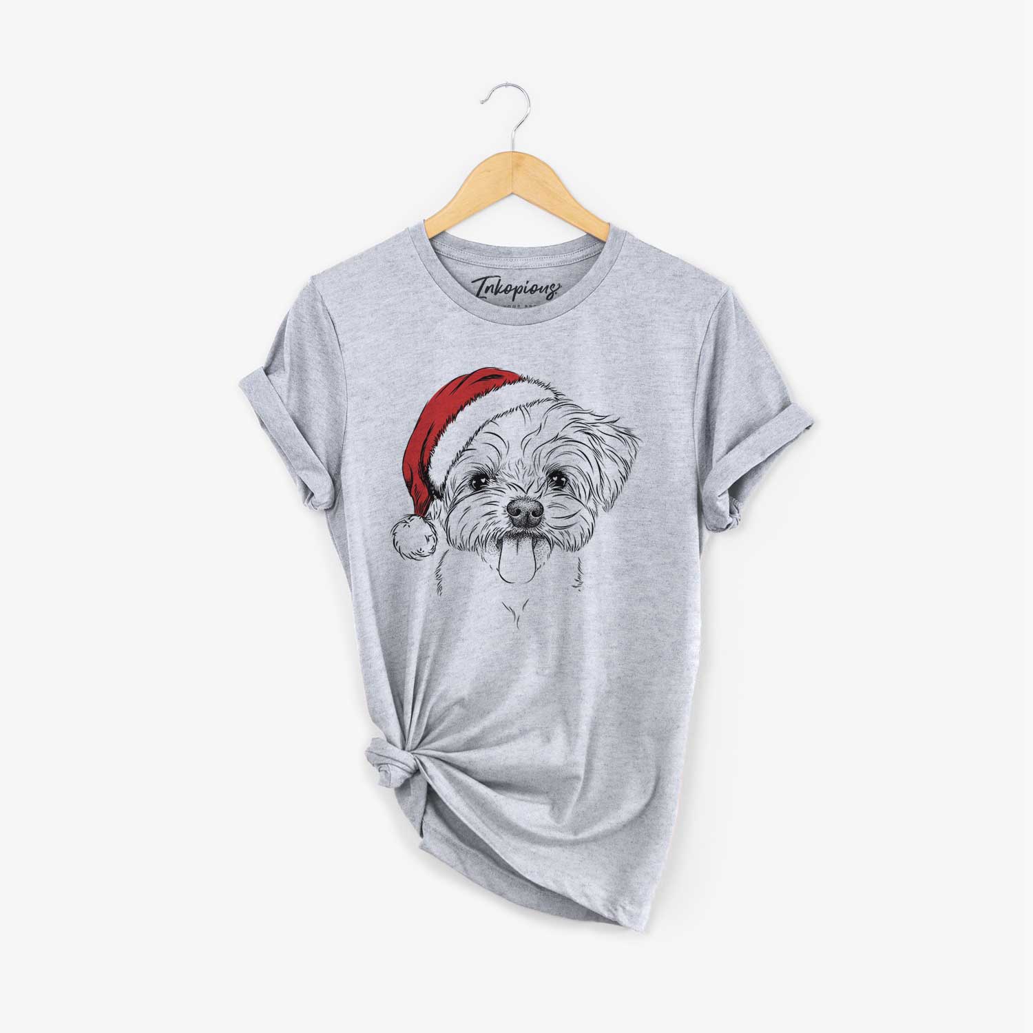 Santa Mochi the Maltese - Unisex Crewneck