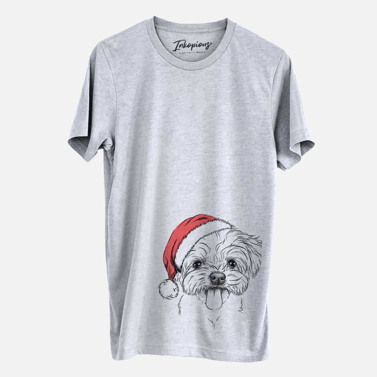 Santa Mochi the Maltese - Unisex Crewneck