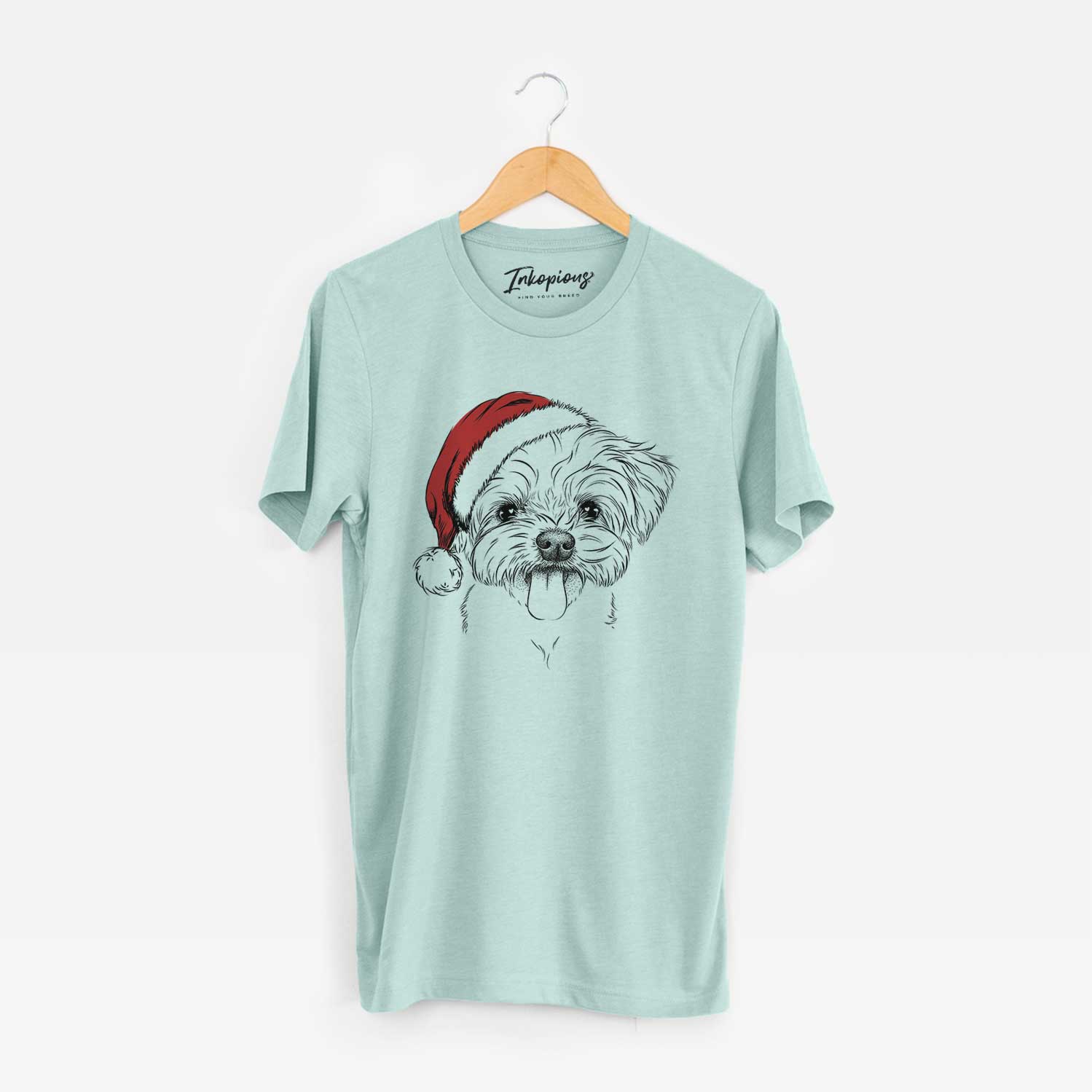 Santa Mochi the Maltese - Unisex Crewneck