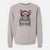 Santa Mojo the Chinchilla - Unisex Pigment Dyed Crew Sweatshirt