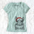 Santa Mojo the Chinchilla - Women's V-neck Shirt