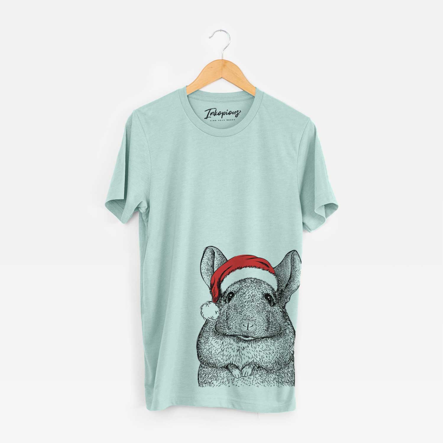 Santa Mojo the Chinchilla - Unisex Crewneck