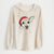 Santa Molly the Jack Russell Terrier - Cali Wave Hooded Sweatshirt