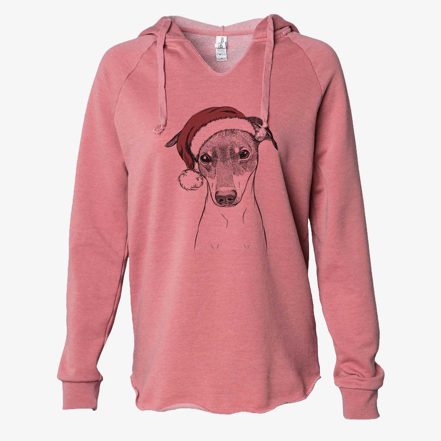 Momo the Japanese Terrier - Cali Wave Hooded Sweatshirt