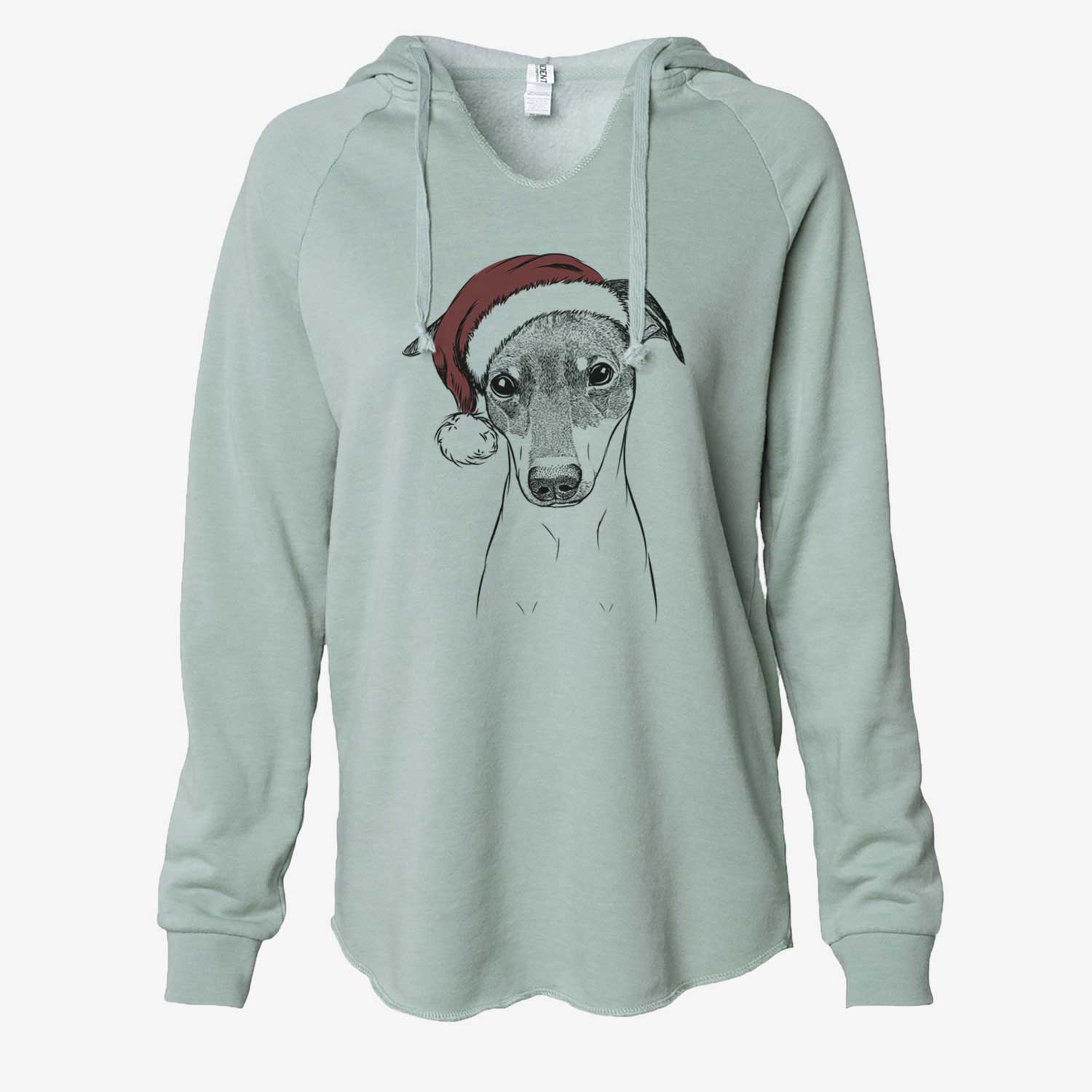 Momo the Japanese Terrier - Cali Wave Hooded Sweatshirt