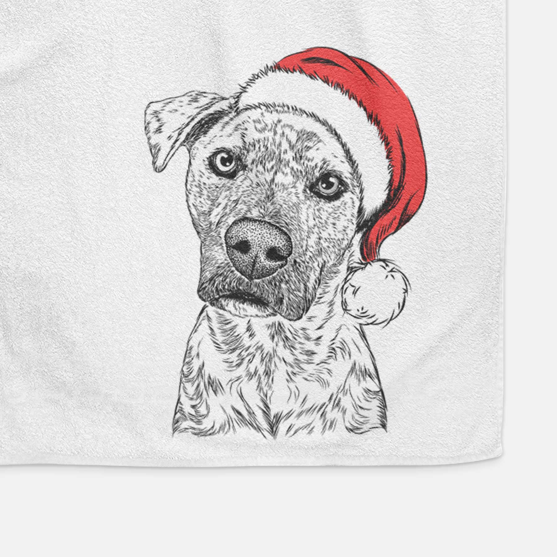 Monster Baby the Pitbull Mix Decorative Hand Towel