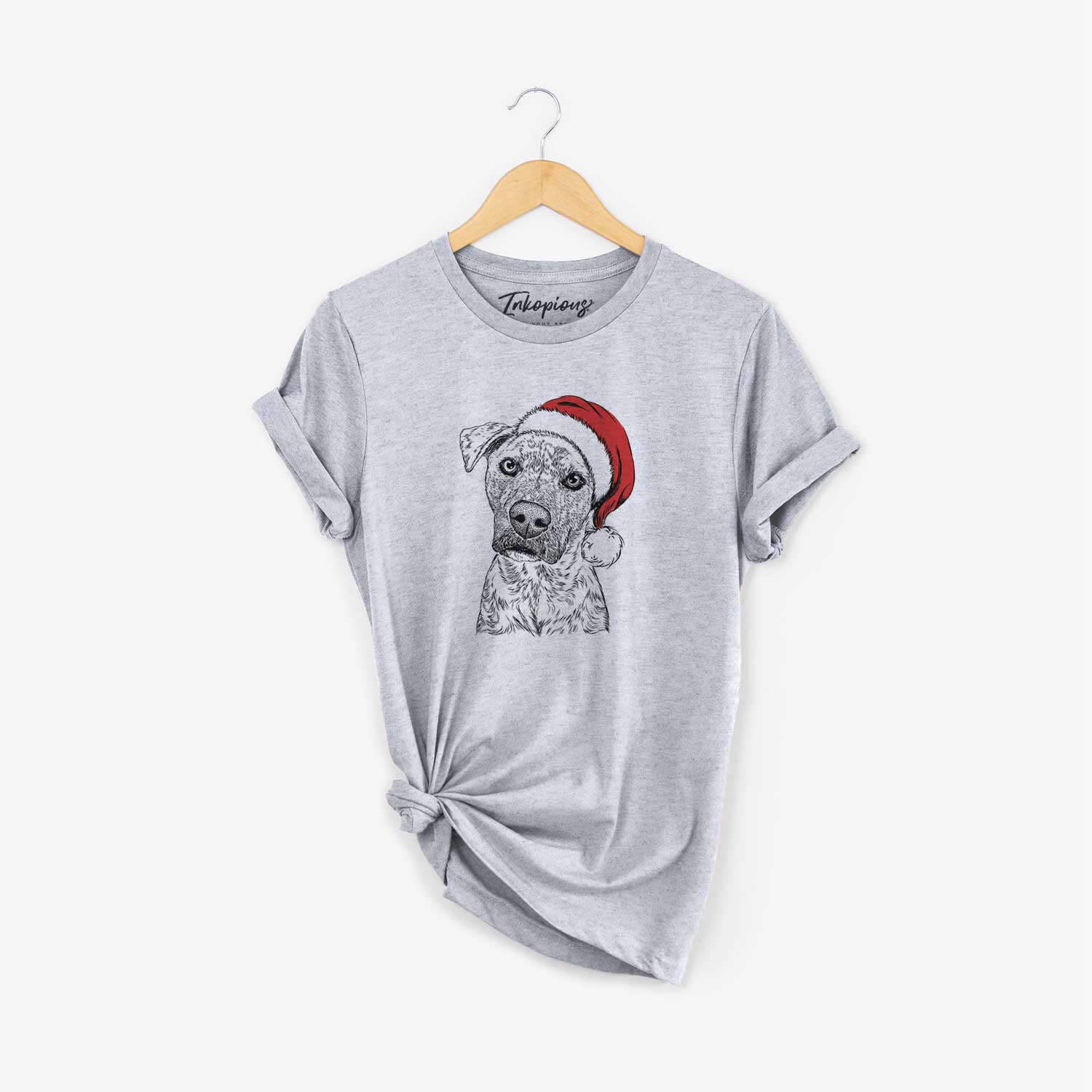 Santa Monster Baby the Pitbull Mix - Unisex Crewneck