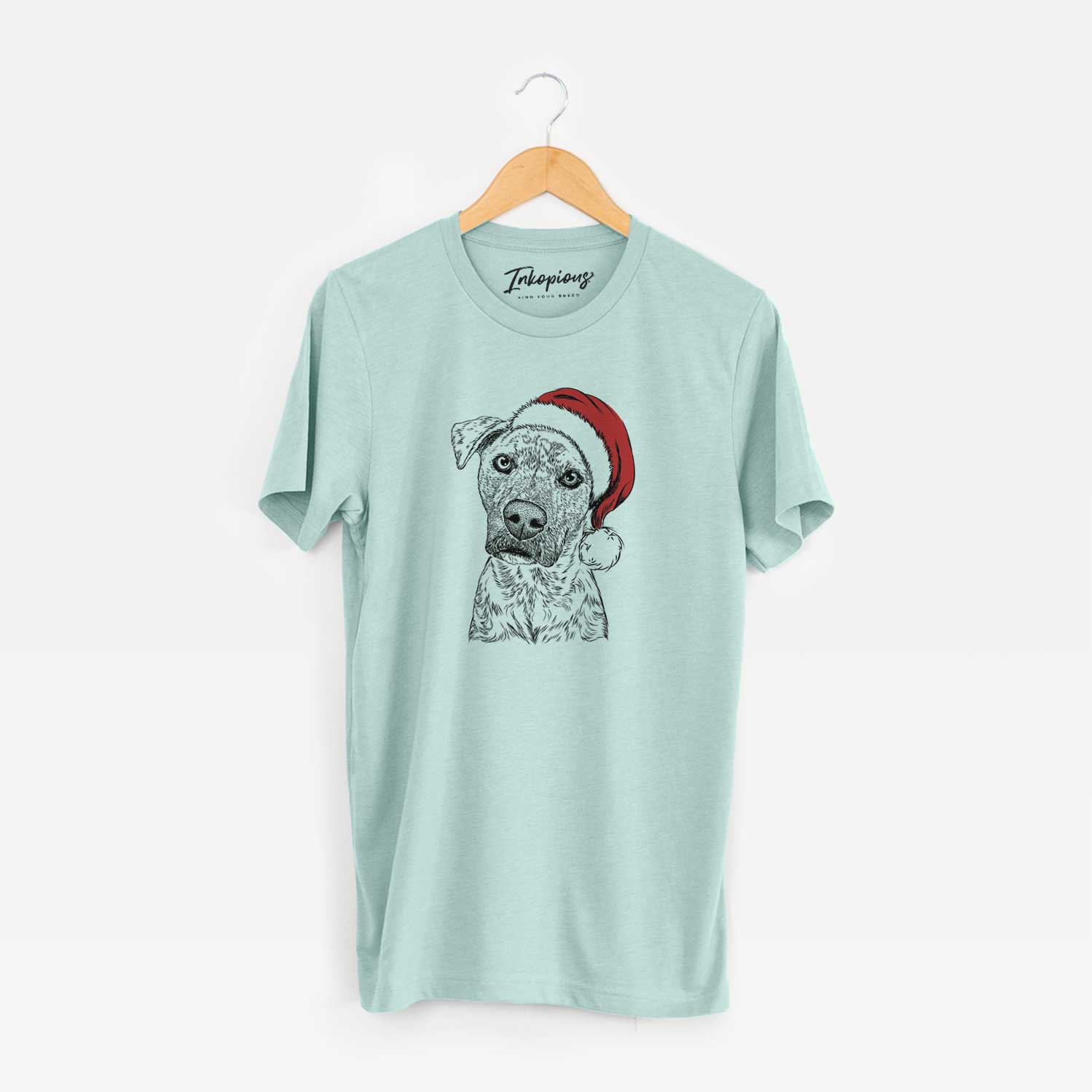 Santa Monster Baby the Pitbull Mix - Unisex Crewneck