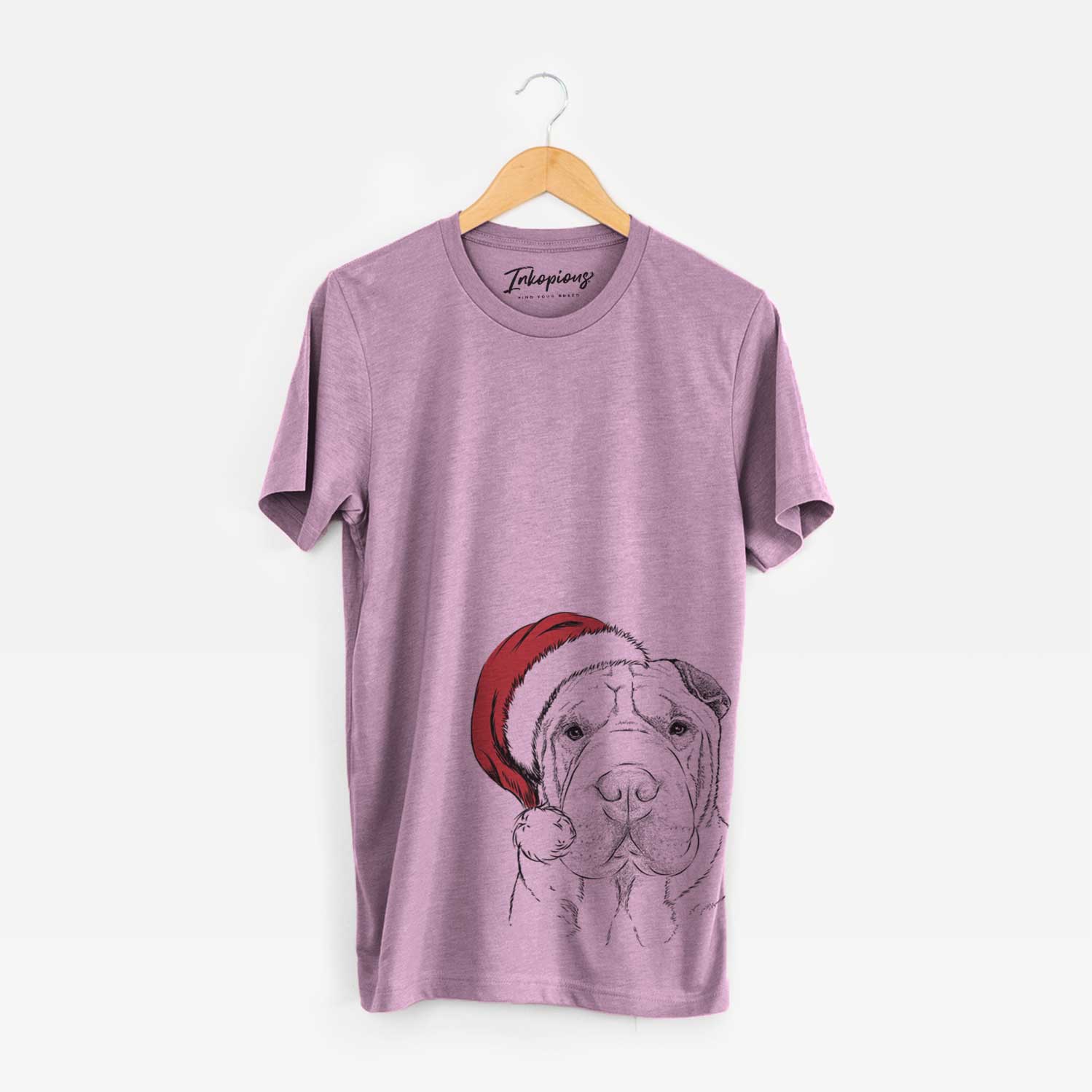 Santa Moomers the Shar Pei - Unisex Crewneck