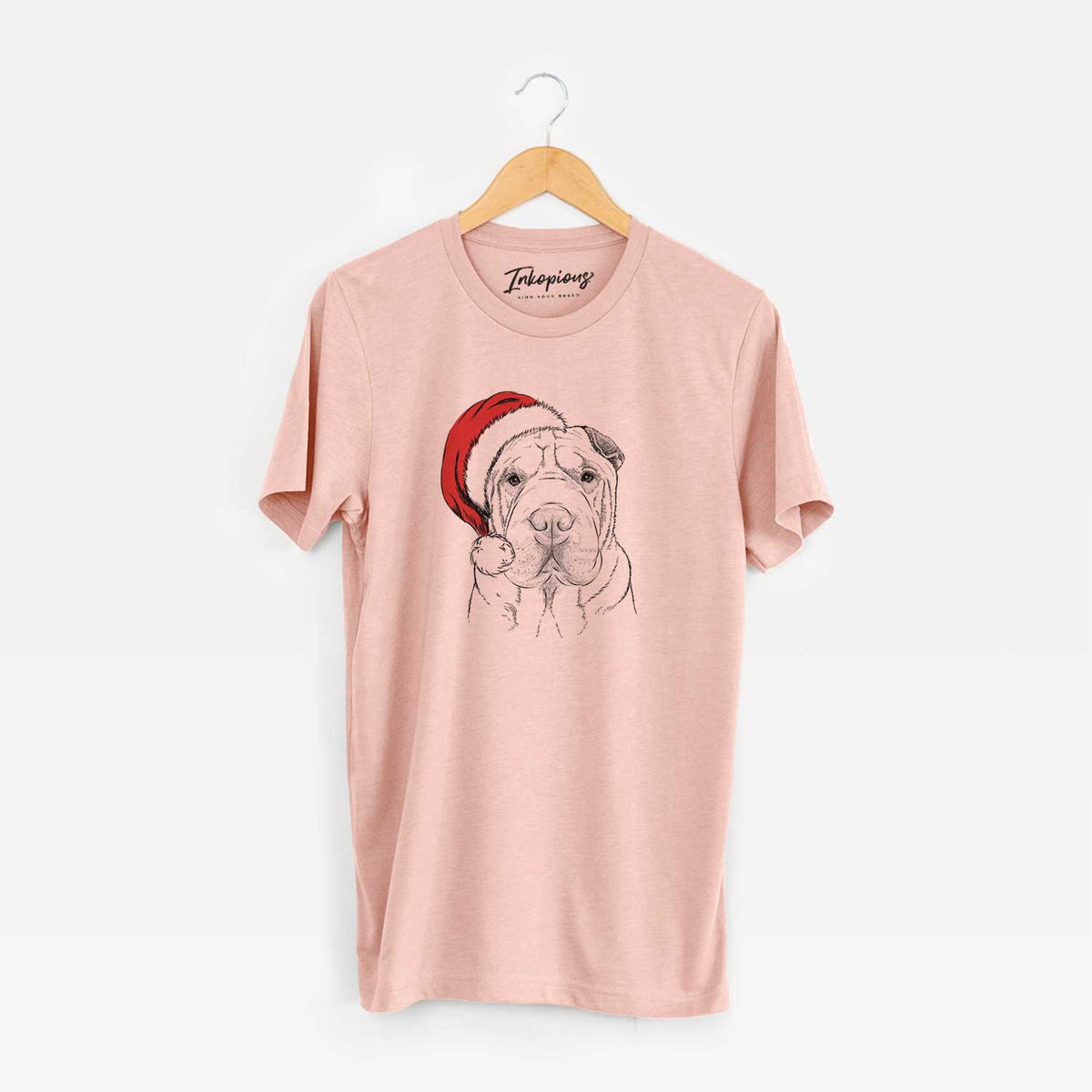 Santa Moomers the Shar Pei - Unisex Crewneck