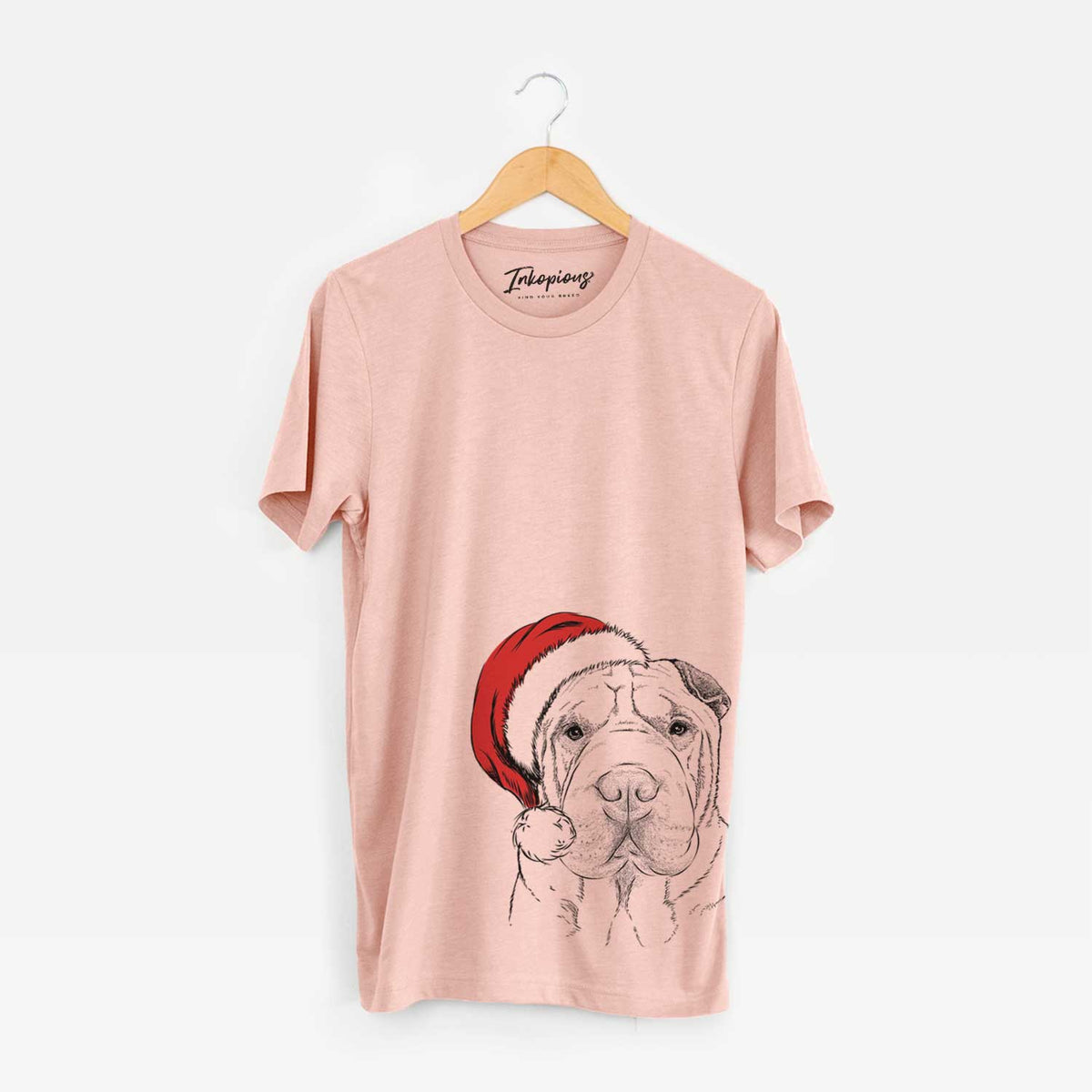 Santa Moomers the Shar Pei - Unisex Crewneck