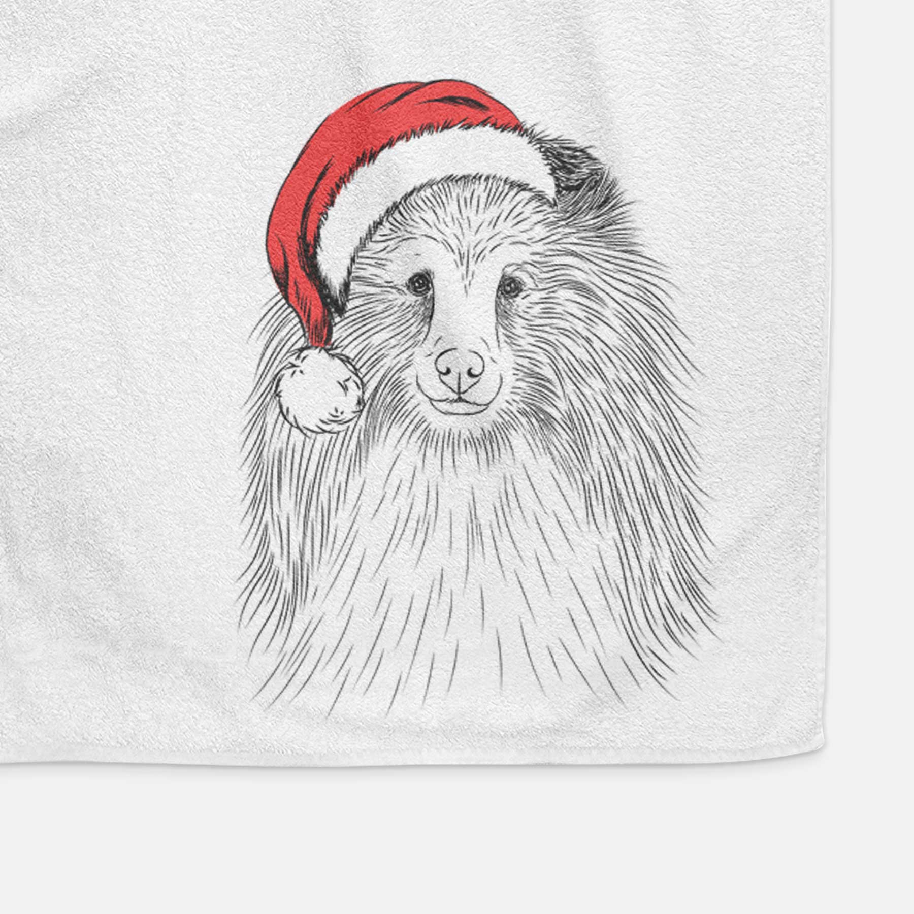 Moxie the Shetland Sheepdog Decorative Hand Towel