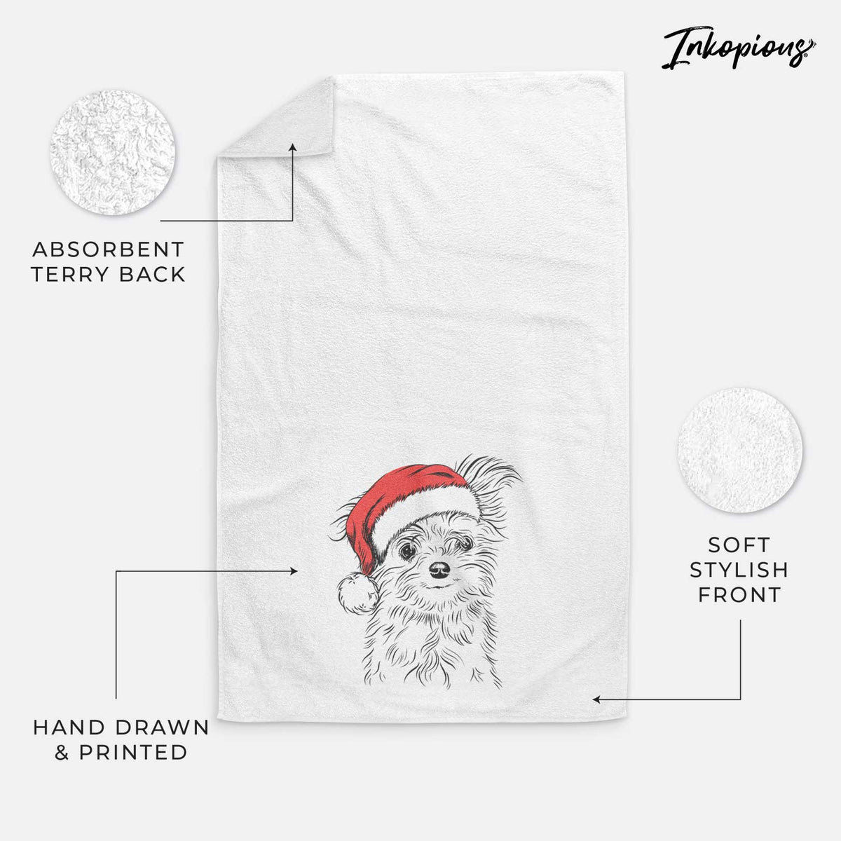 Mr. Gucci Poochi the Maltese Decorative Hand Towel