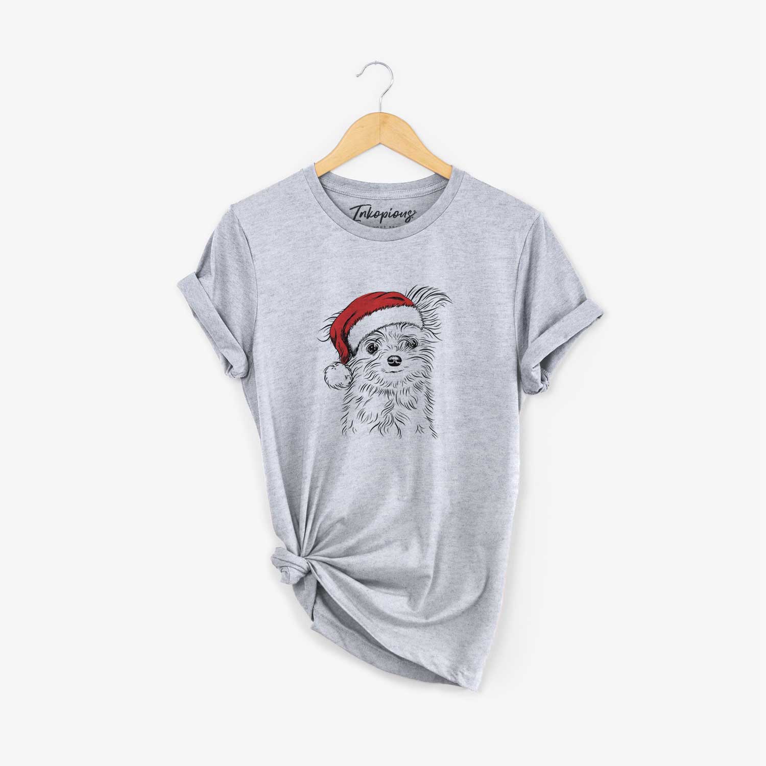 Santa Mr. Gucci Poochi the Maltese - Unisex Crewneck
