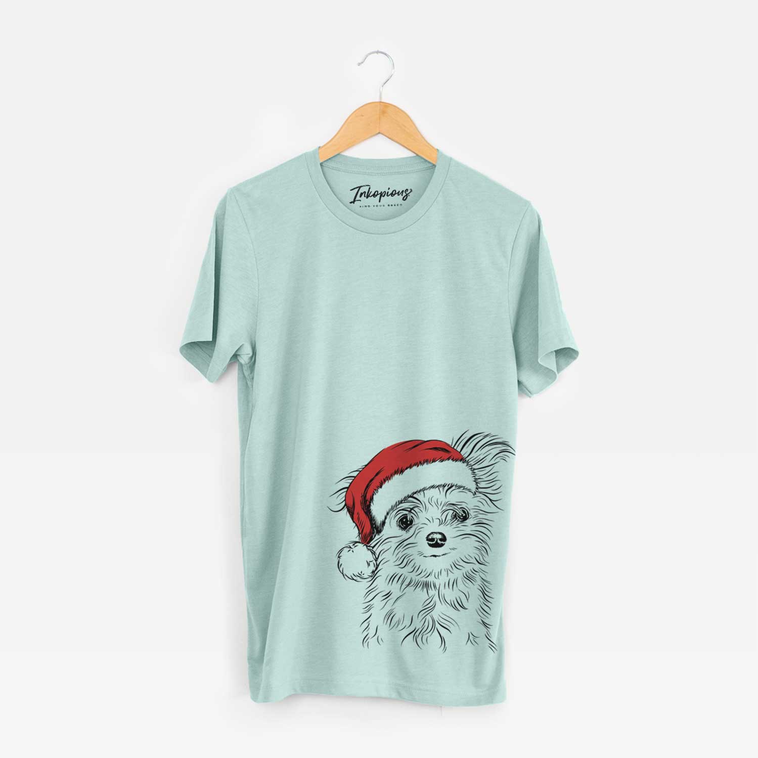 Santa Mr. Gucci Poochi the Maltese - Unisex Crewneck