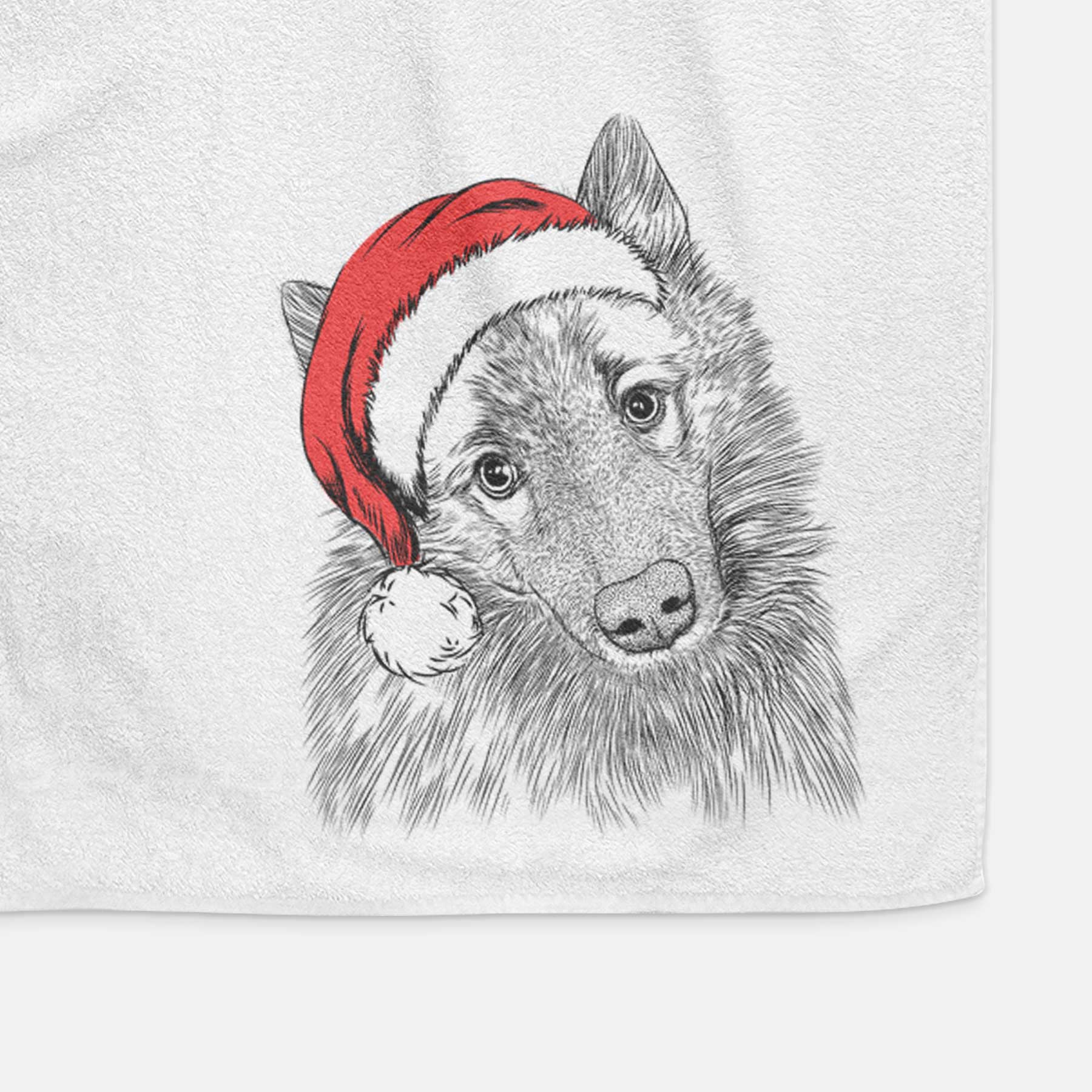 Mr. Maverick the Keeshond Decorative Hand Towel