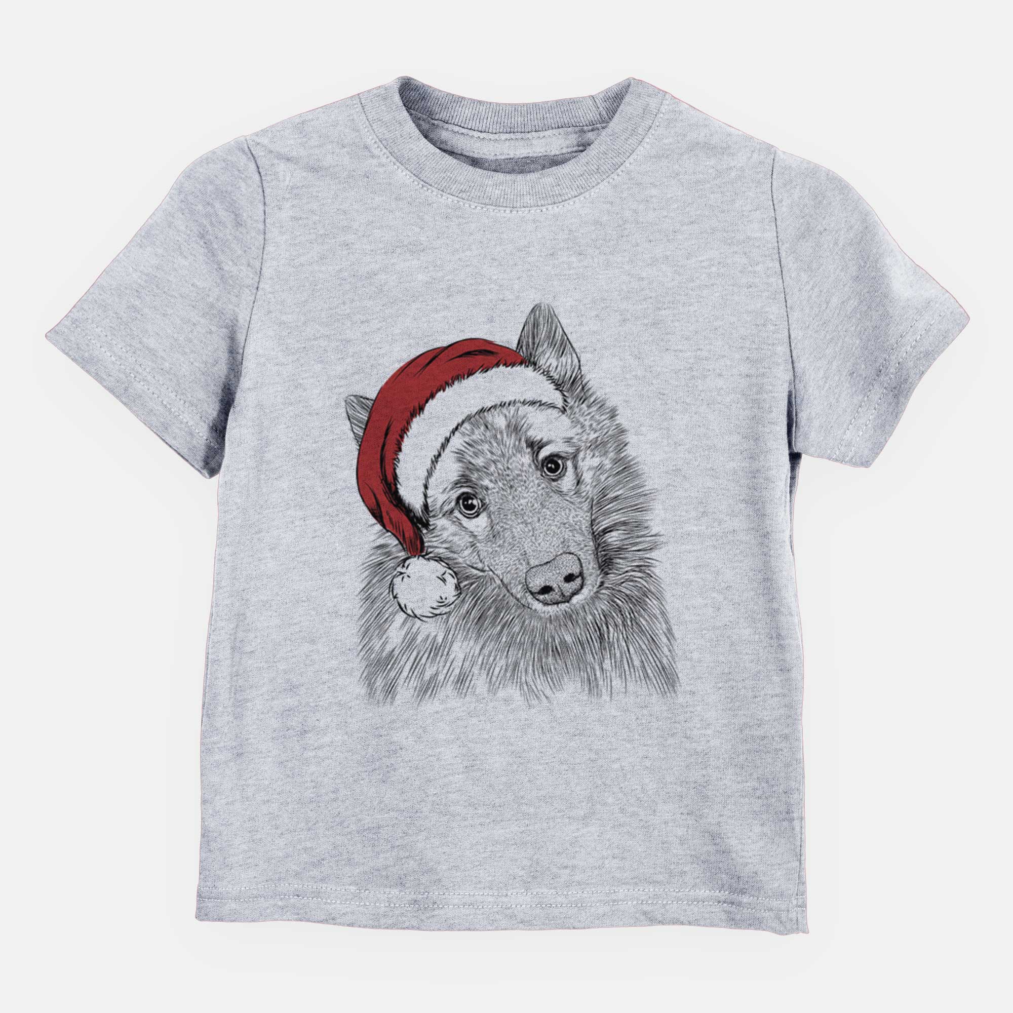 Santa Mr. Maverick the Keeshond - Kids/Youth/Toddler Shirt