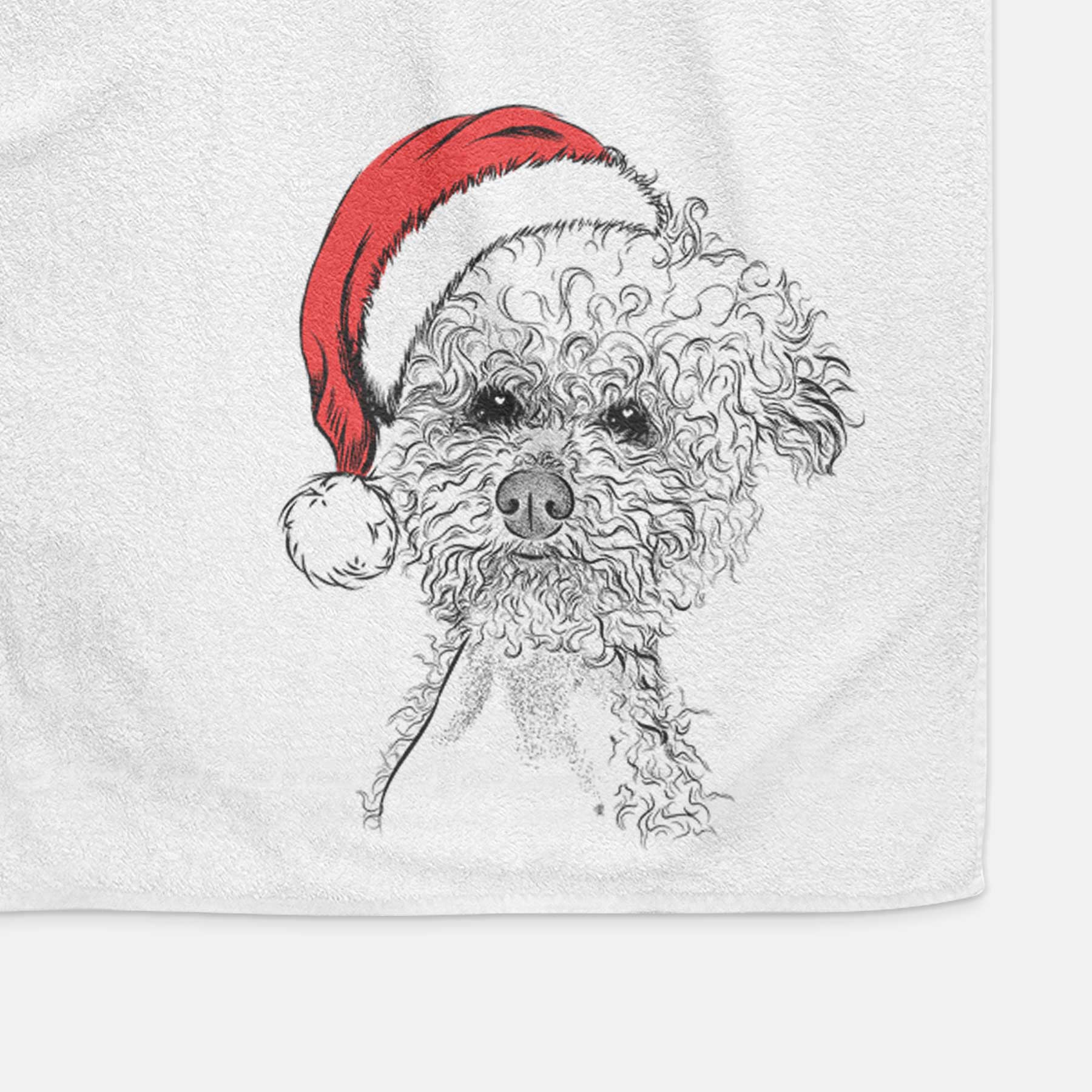 Muffin the Poodle Decorative Hand Towel