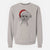 Santa Muffin the Poodle - Unisex Pigment Dyed Crew Sweatshirt