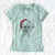 Santa Muffin the Poodle - Women's V-neck Shirt