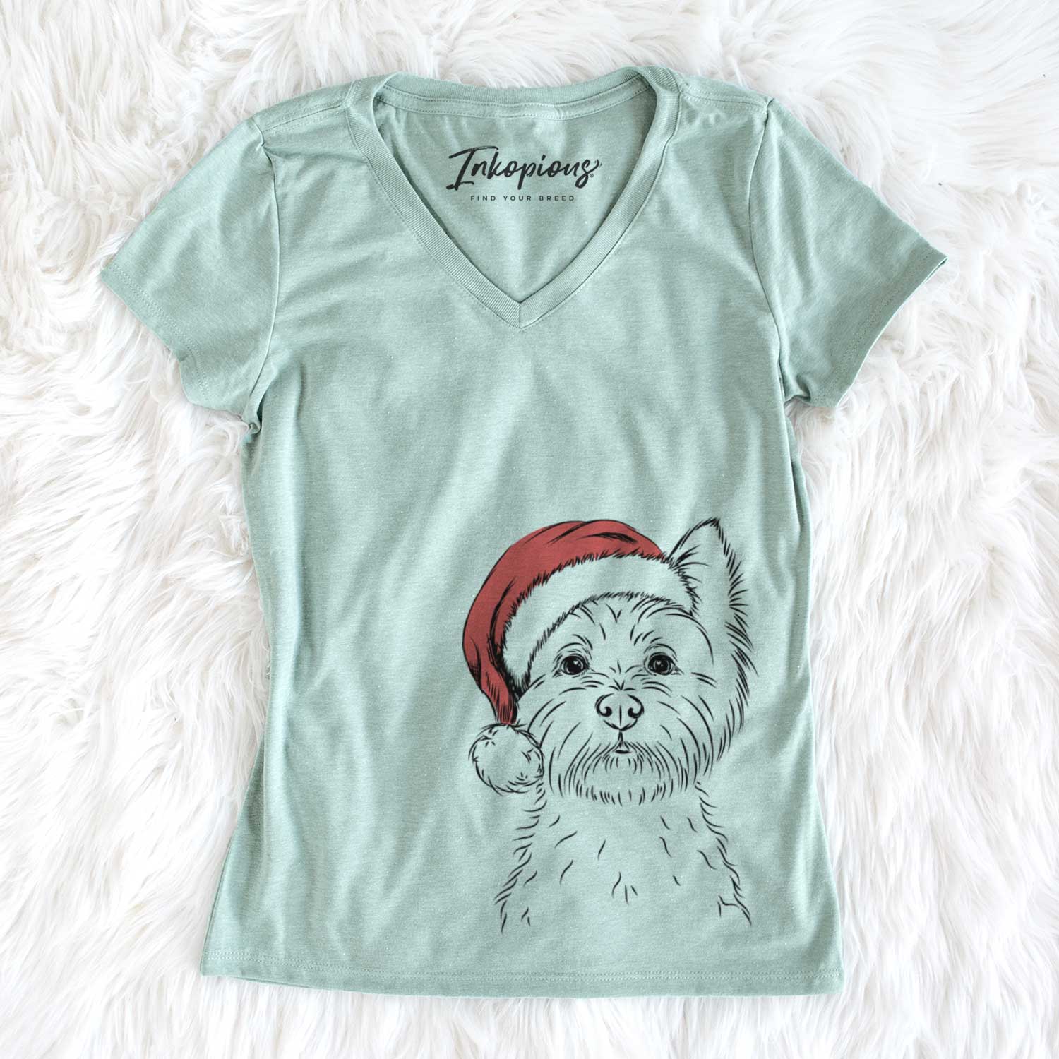 Murphy the West Highland Terrier - Women's V-neck Shirt